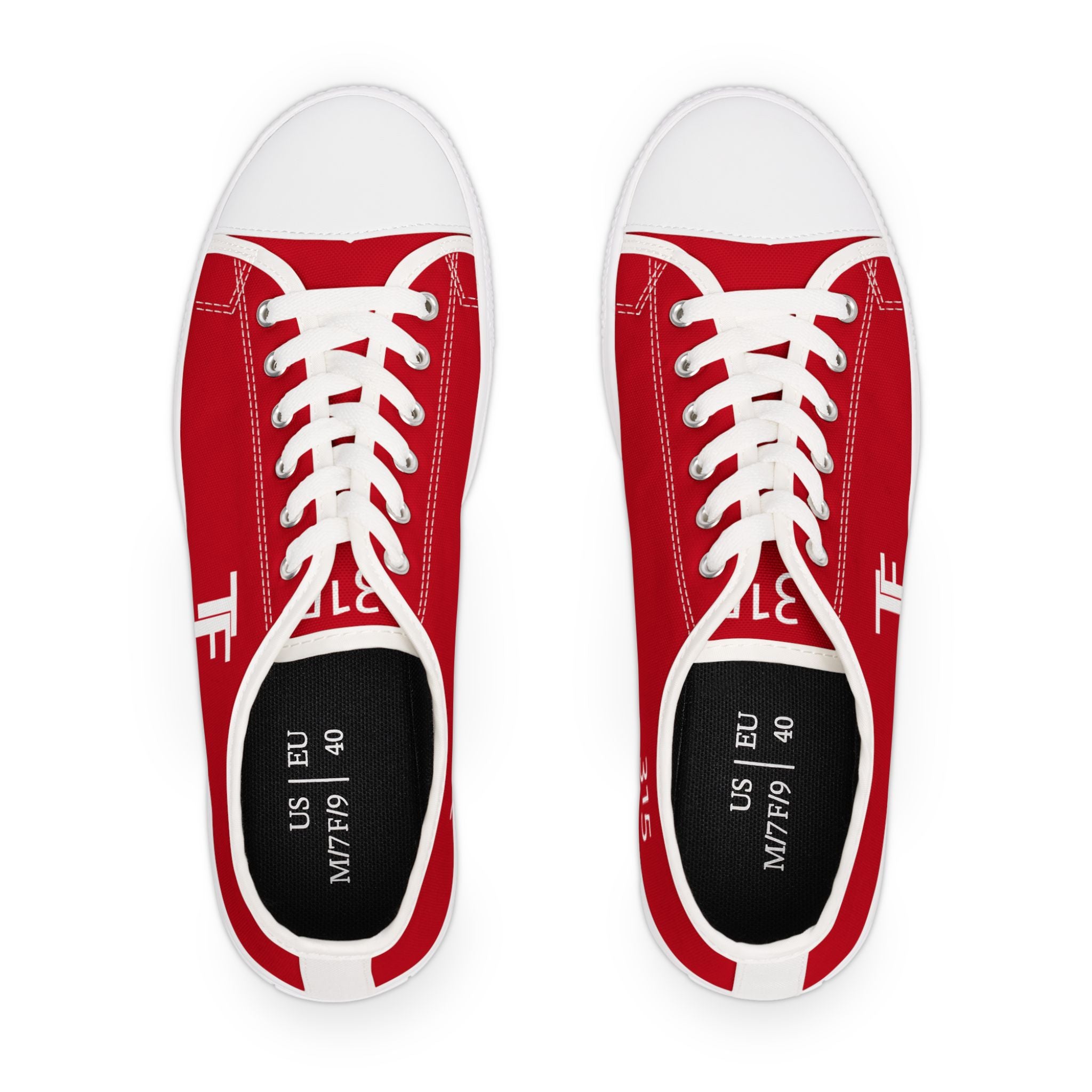 31 - Women's Low Top Sneakers TF — Minimal Grey Canvas Shoes with '315' Side Print