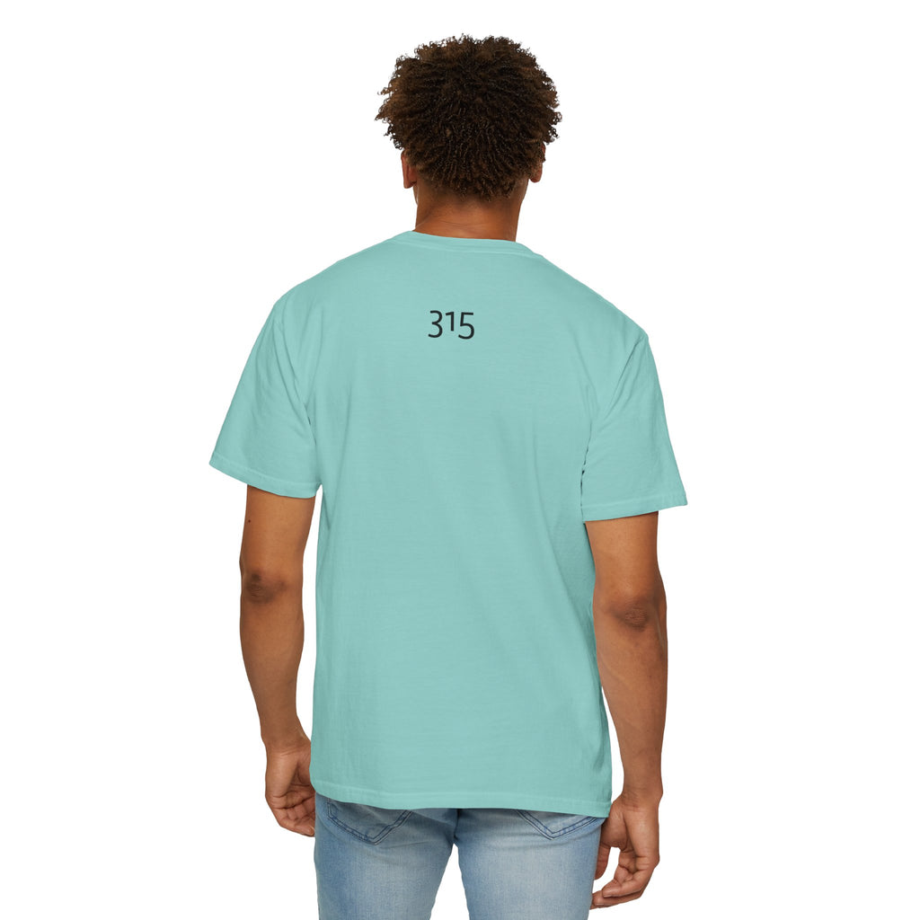 1 - Multi Colors Three Fifteen Cursive Graphic T-Shirt