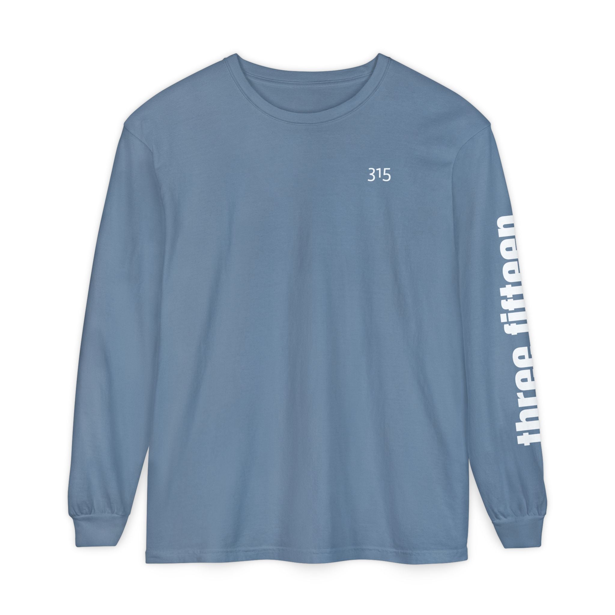 12 - 315 Three Fifteen Multi Color Unisex Long Sleeve T-Shirt - Inspirational Casual Wear