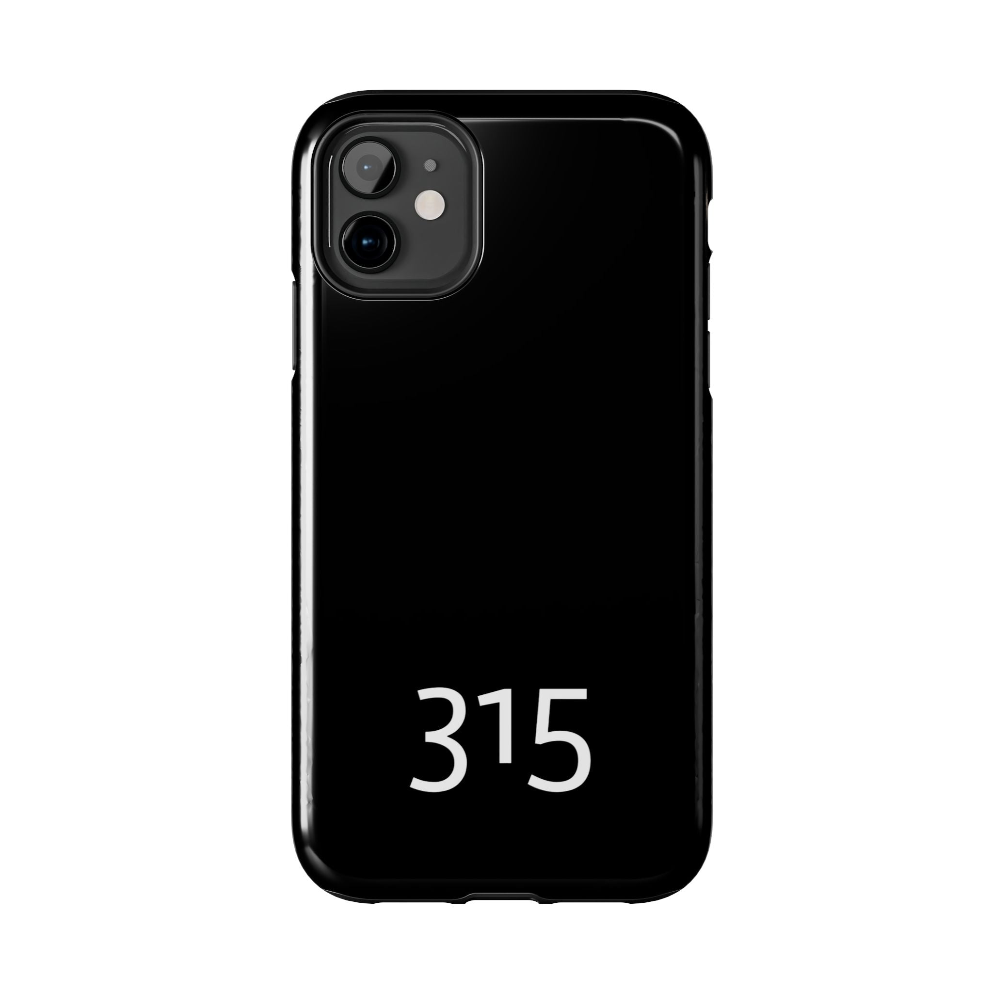 36 - Phone case 315 Tough Phone Case — Motivational Black Protective Cover