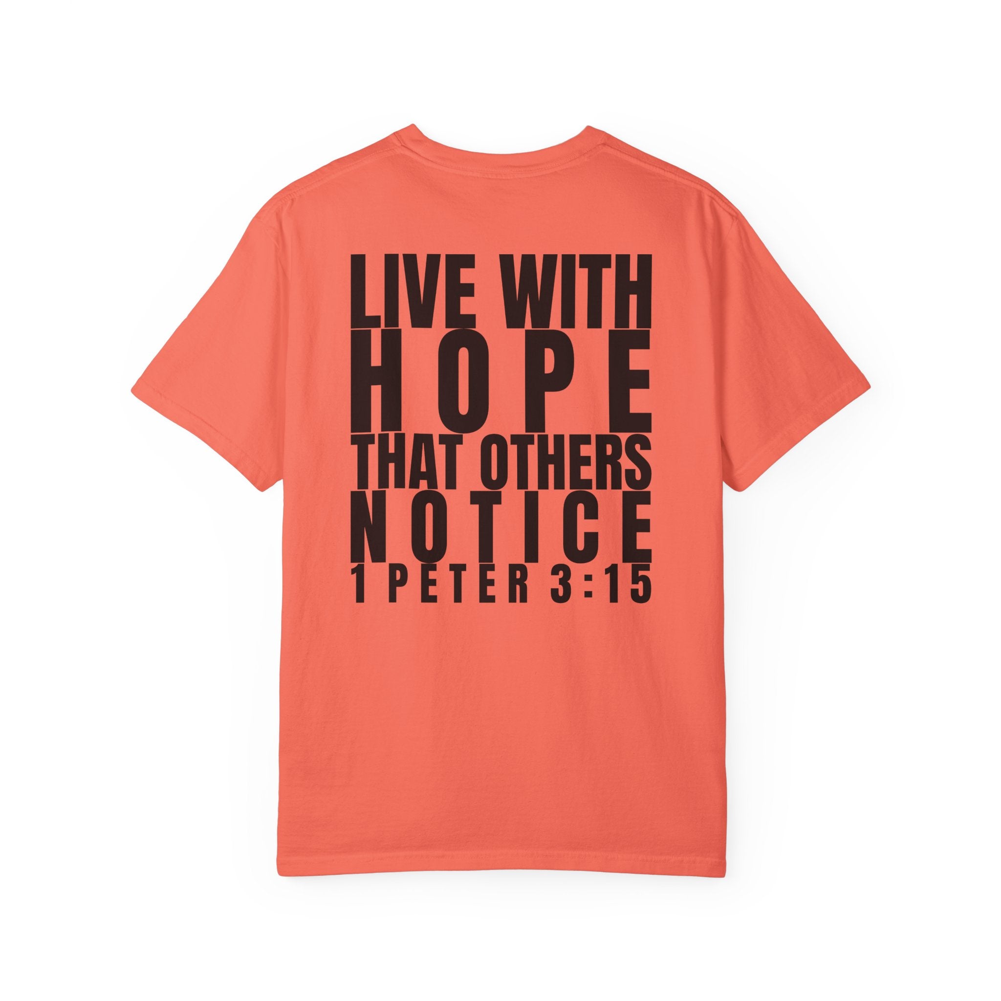 315 Multi Colors 315   “Live with Hope” Graphic T-Shirt