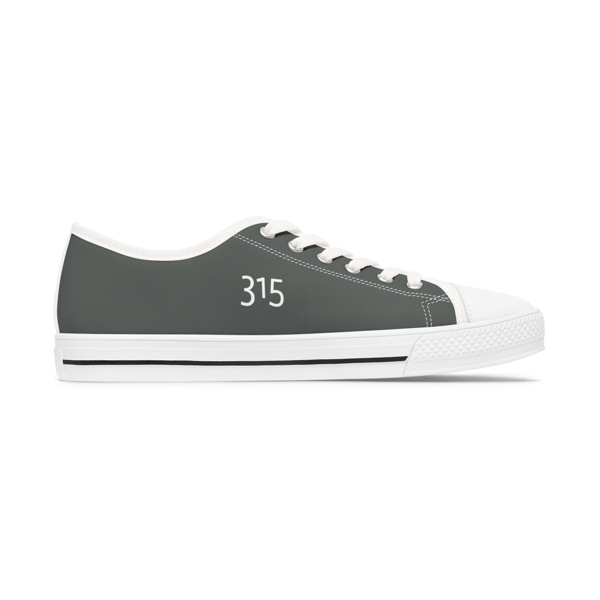 Stylish Women's Low Top Sneakers - Casual Comfort & Modern Design with Unique '315' Accent