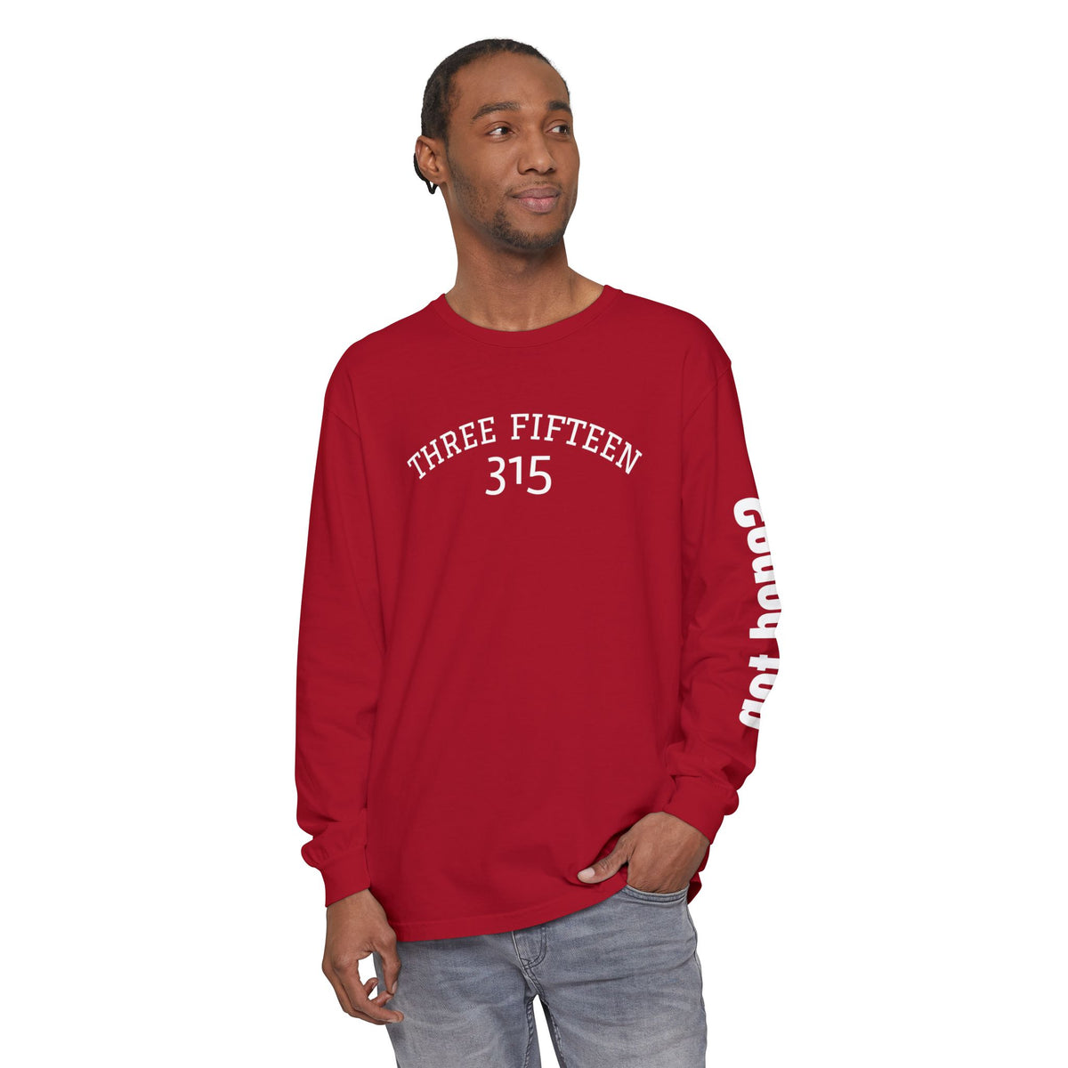 12 - Long sleeve tee 315 Go Into the WorldUnisex Long Sleeve T-Shirt - Inspirational Casual Wear