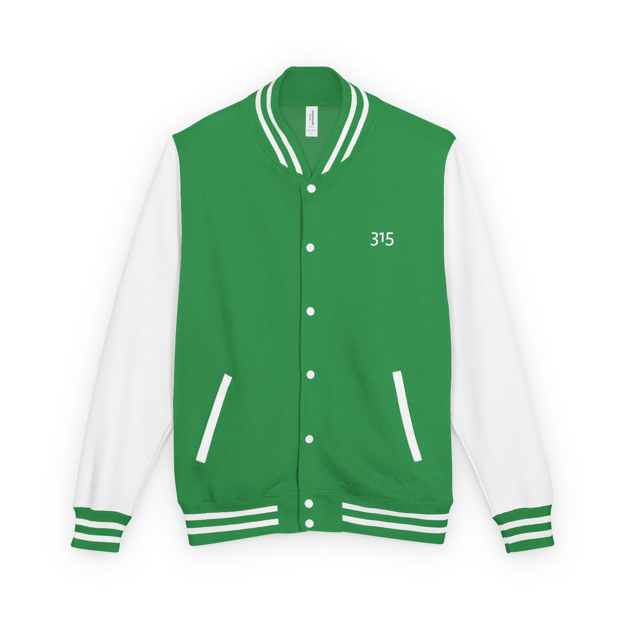 Multi Color Unisex Heavyweight Letterman Jacket - Classic Athletic Style with 315 Detail