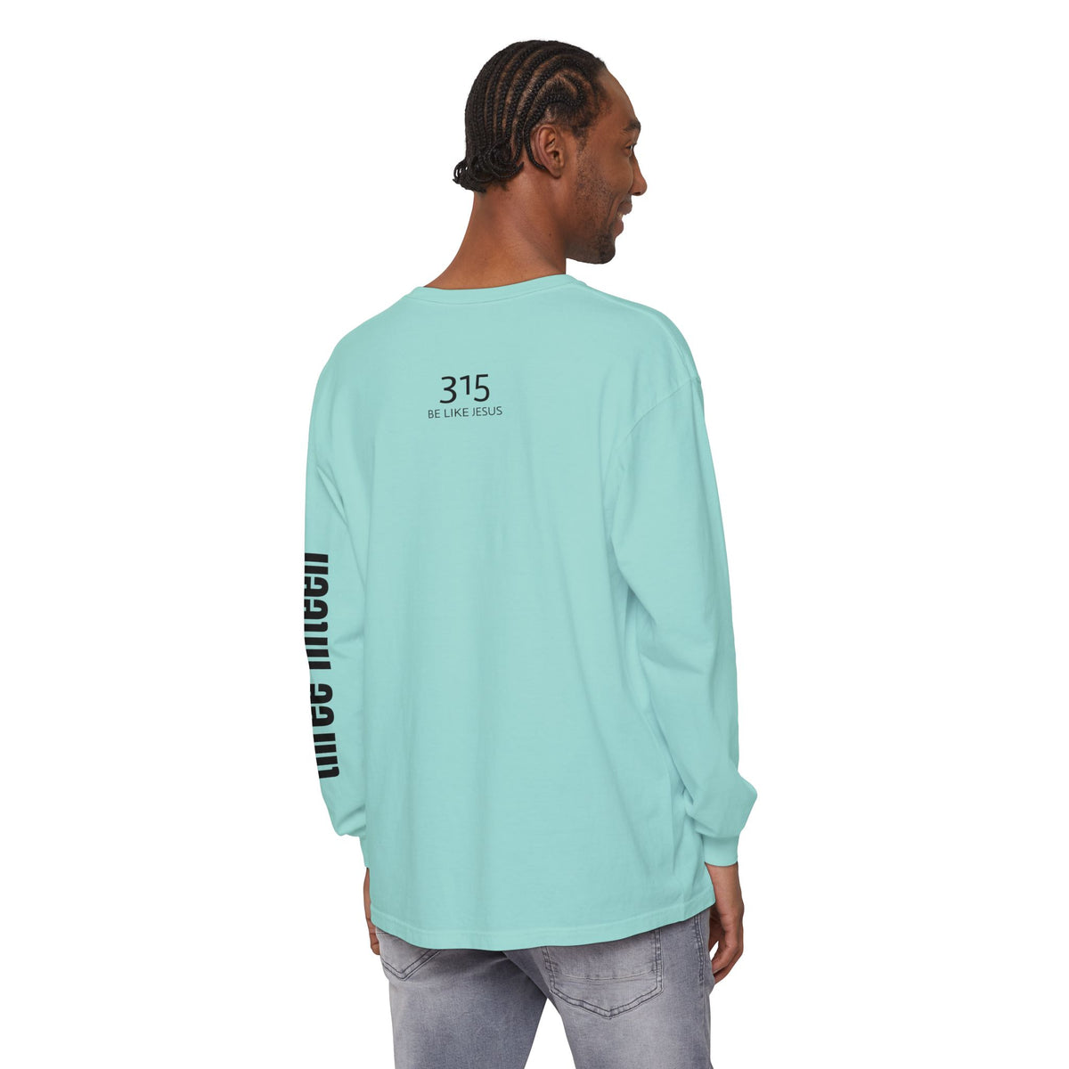 12 - Unisex Long Sleeve T-Shirt - Be Like Jesus Inspirational Casual Wear