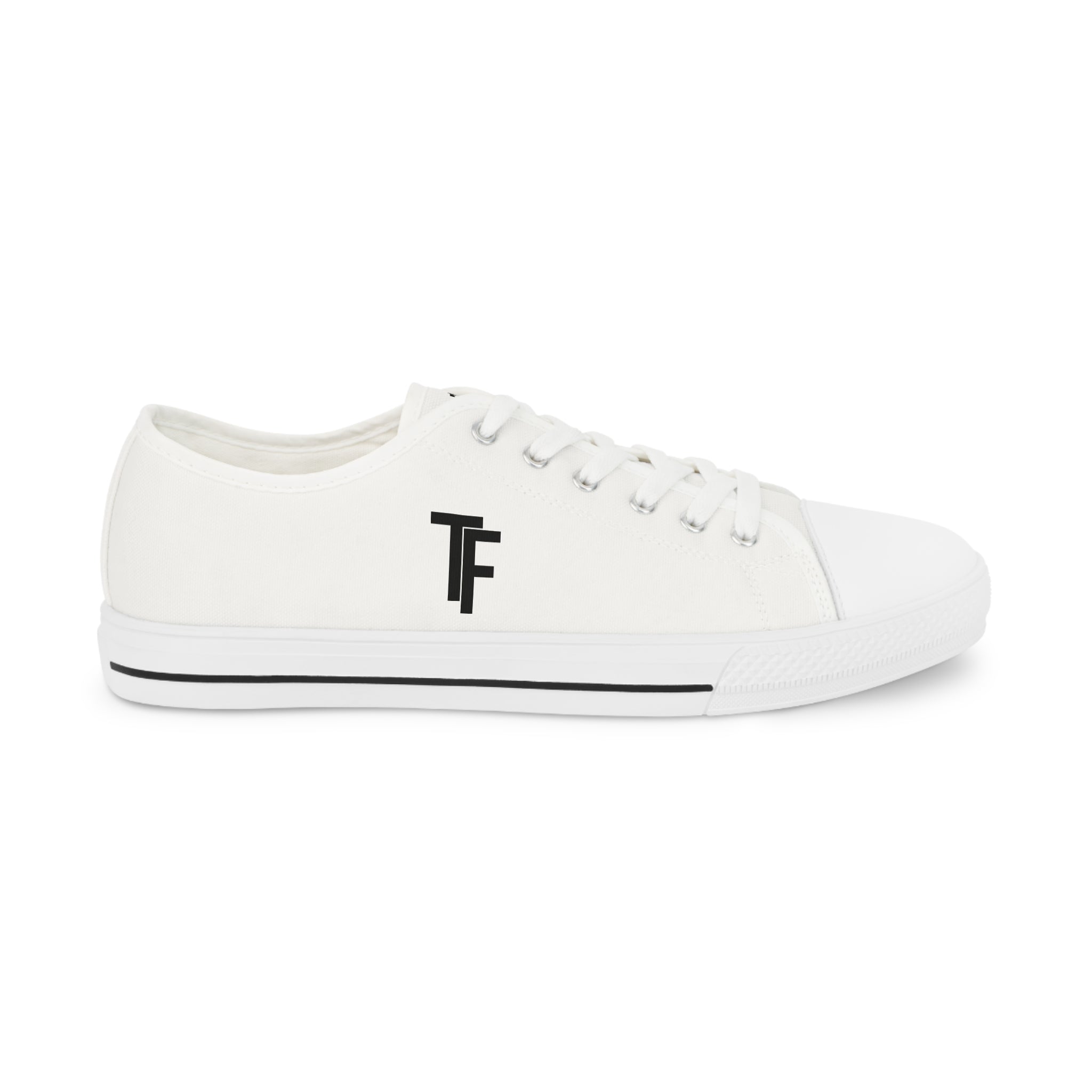 31 - Men's Low Top Sneakers TF — Minimal Grey Canvas Shoes with '315' Side Graphic
