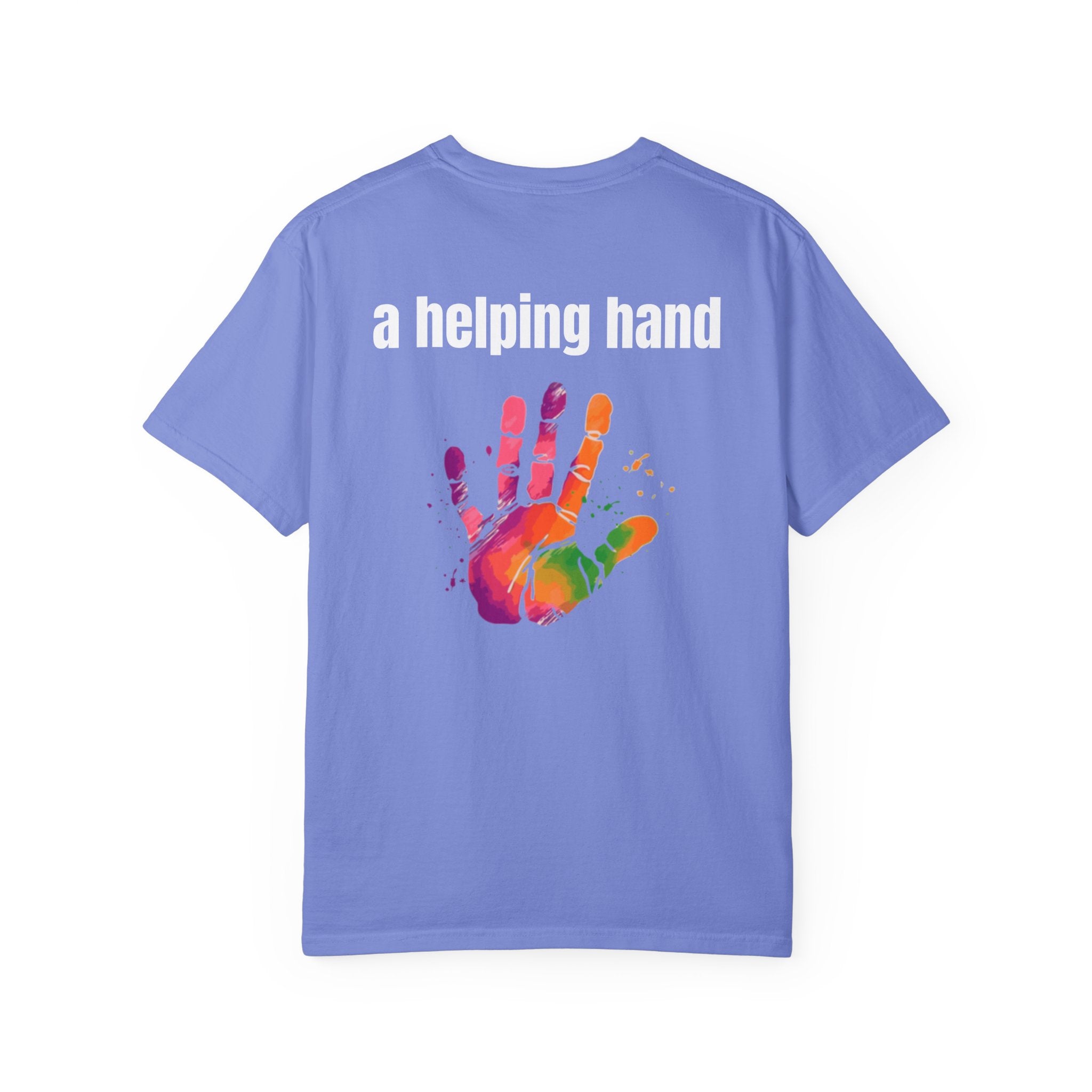 Multi Colors 315  “A Helping Hand” Graphic T-Shirt