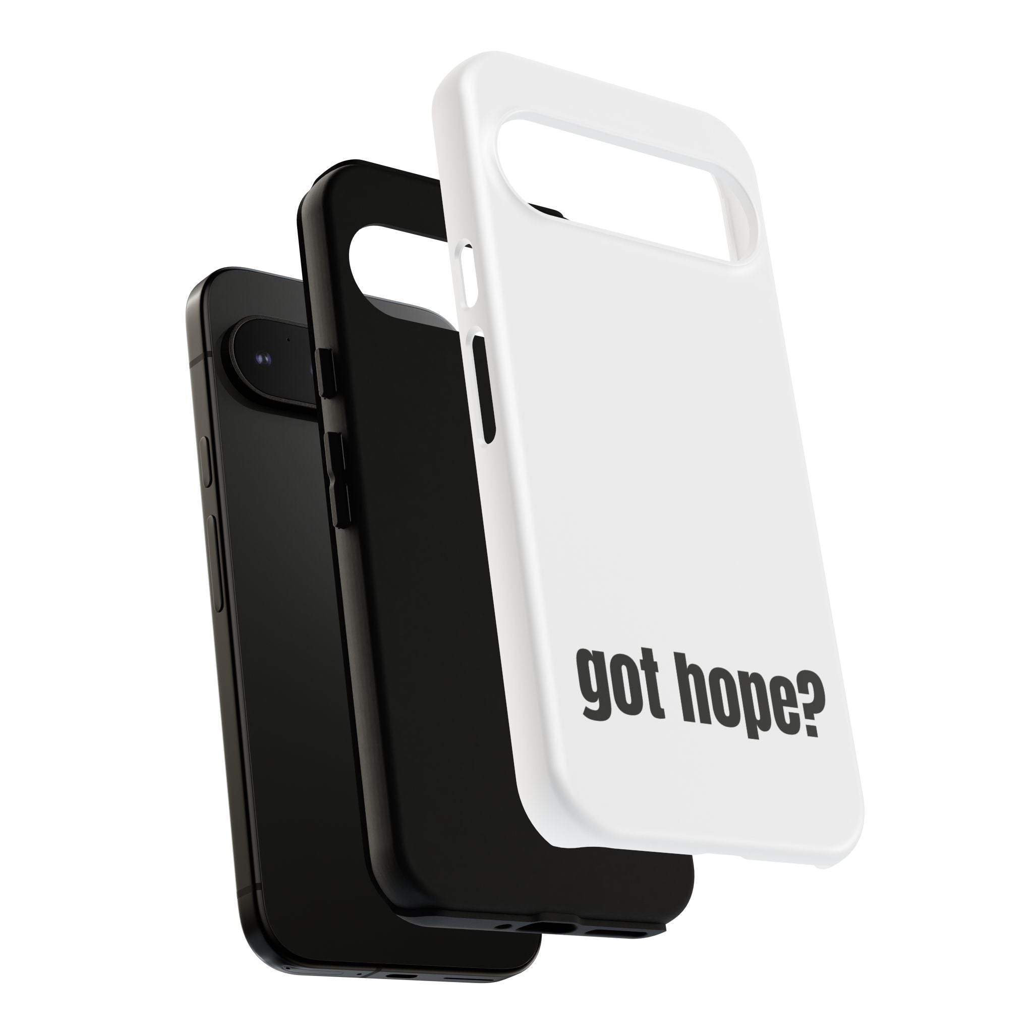 Phone Case — "got hope?" Minimalist Inspirational Protective Cover