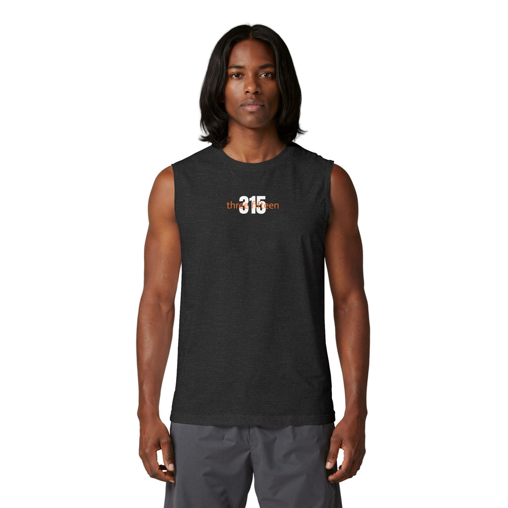 1131 - Muscle Tank — 'the 315' Minimalist Fitness Graphic Tank Top