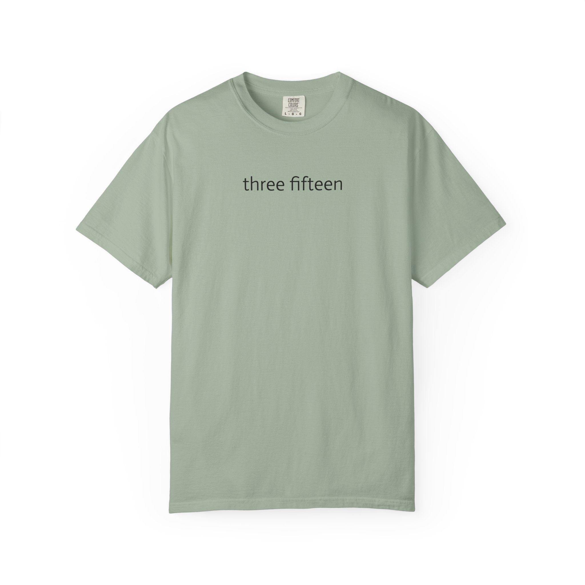 1 - Multi Colors Three Fifteen Basic Graphic T-Shirt