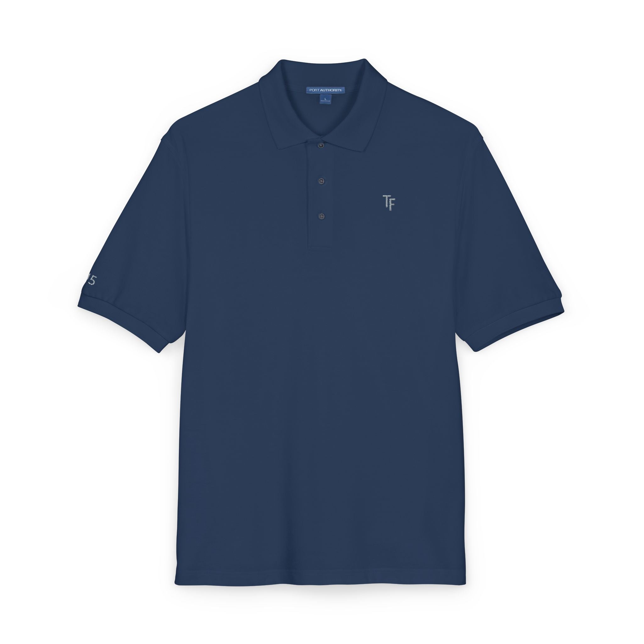 114 - Multi Color Sleek TF Embroidered Unisex Polo Shirt - Casual Elegance for Every Occasion
