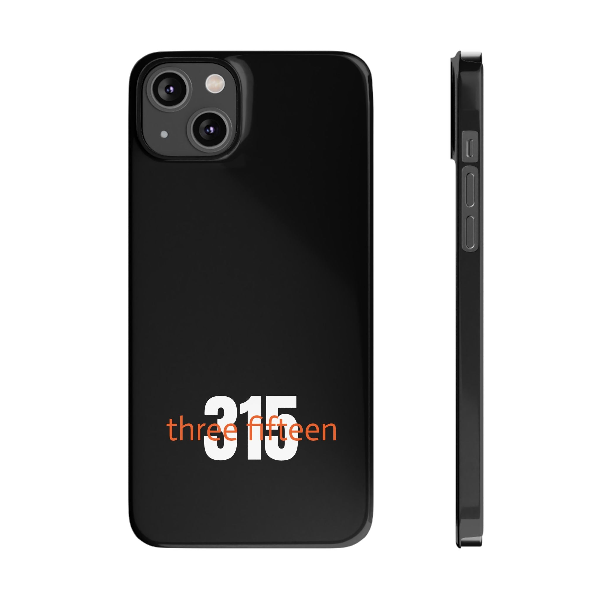 36 - Phone case 315 Slim Phone Case — Motivational Black Protective Cover