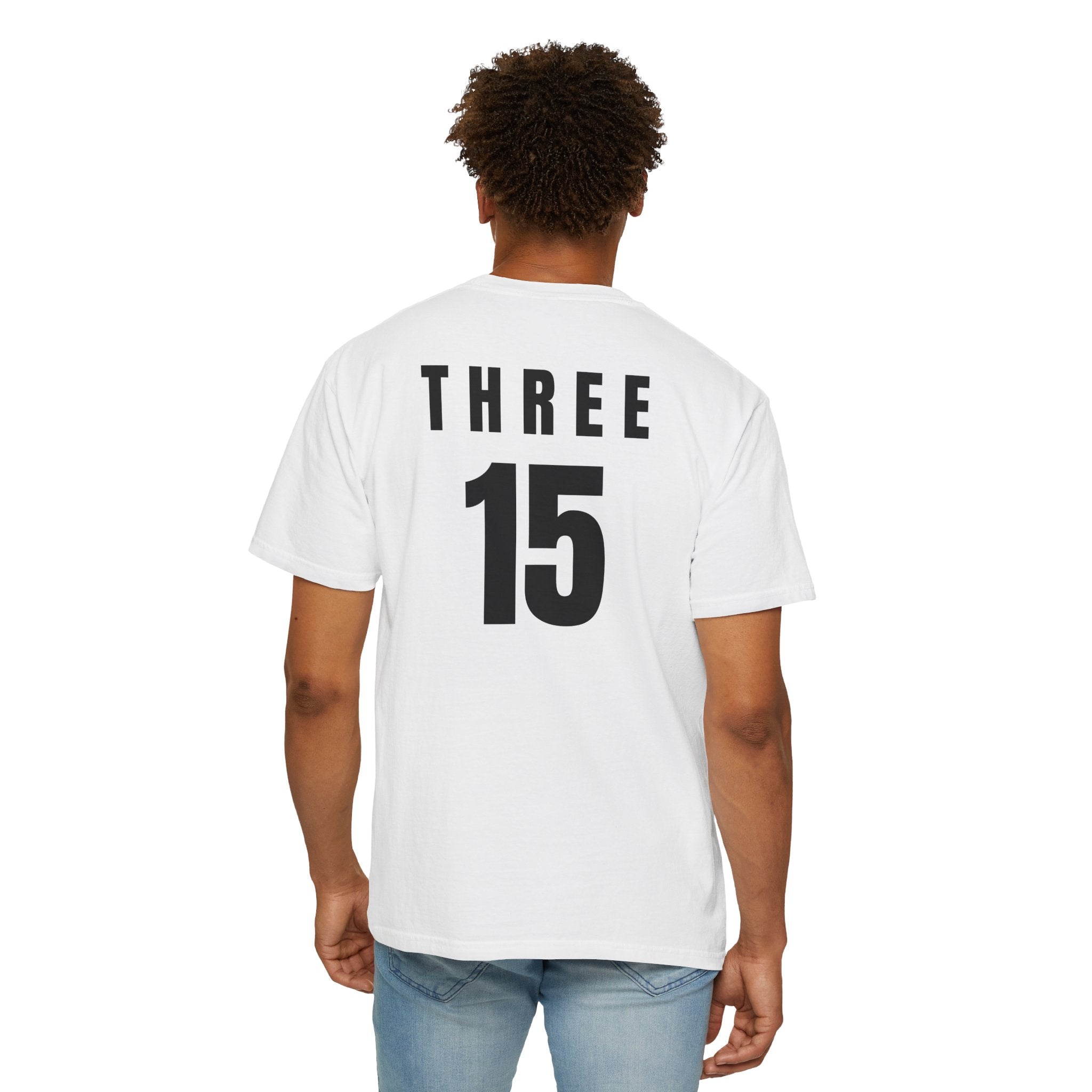 1 - Three 15 Multi Colors Front and Back Graphic T-Shirt