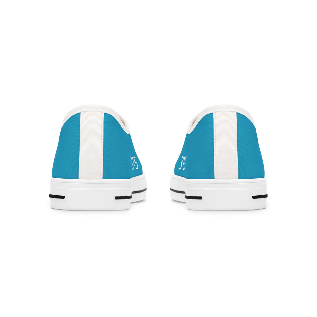 31 - Women's Low Top Sneakers TF — Minimal Grey Canvas Shoes with '315' Side Print