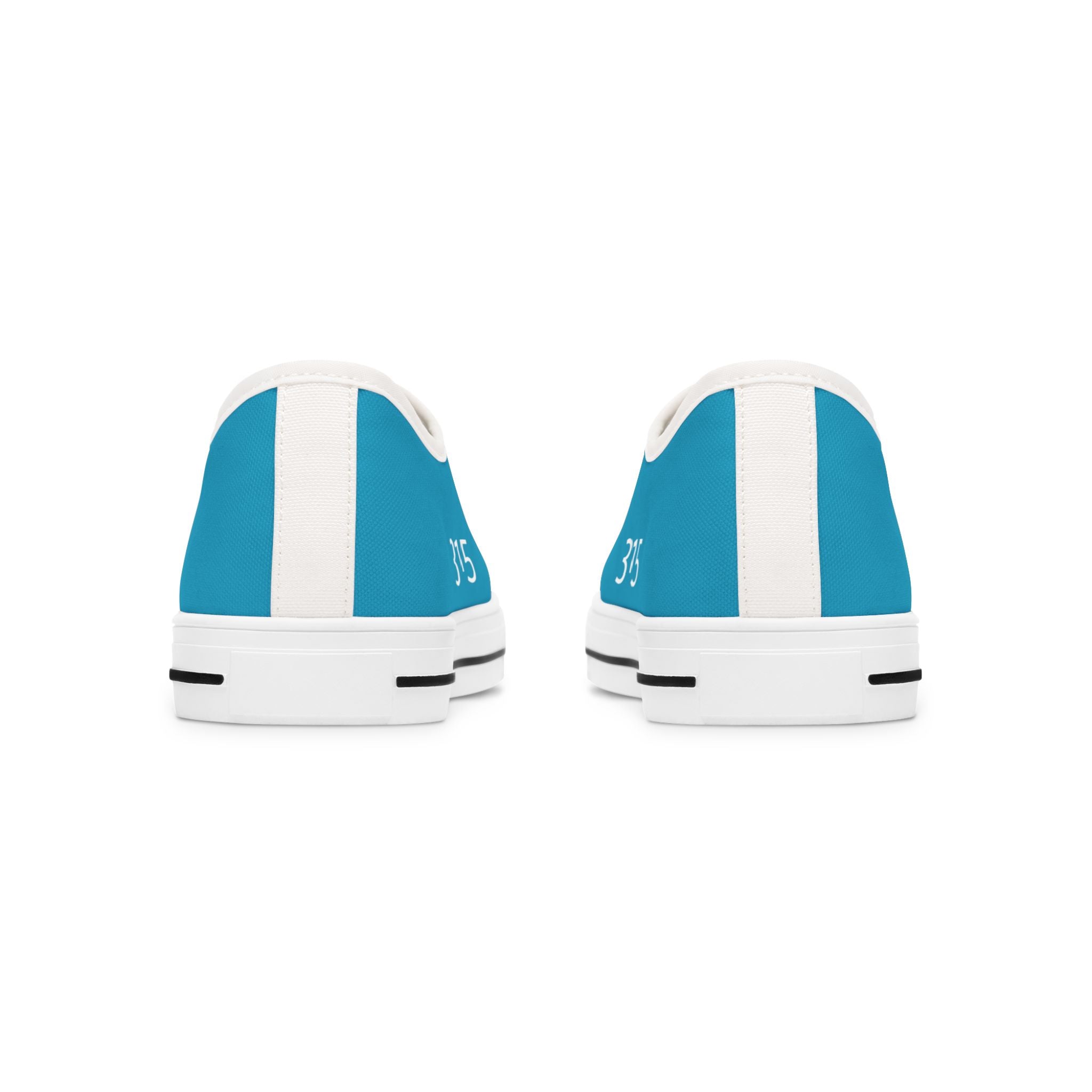 31 - Women's Low Top Sneakers TF — Minimal Grey Canvas Shoes with '315' Side Print