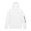 13 - TF Logo Hooded Long Sleeve Tee — Minimalist Branded Hoodie Tee