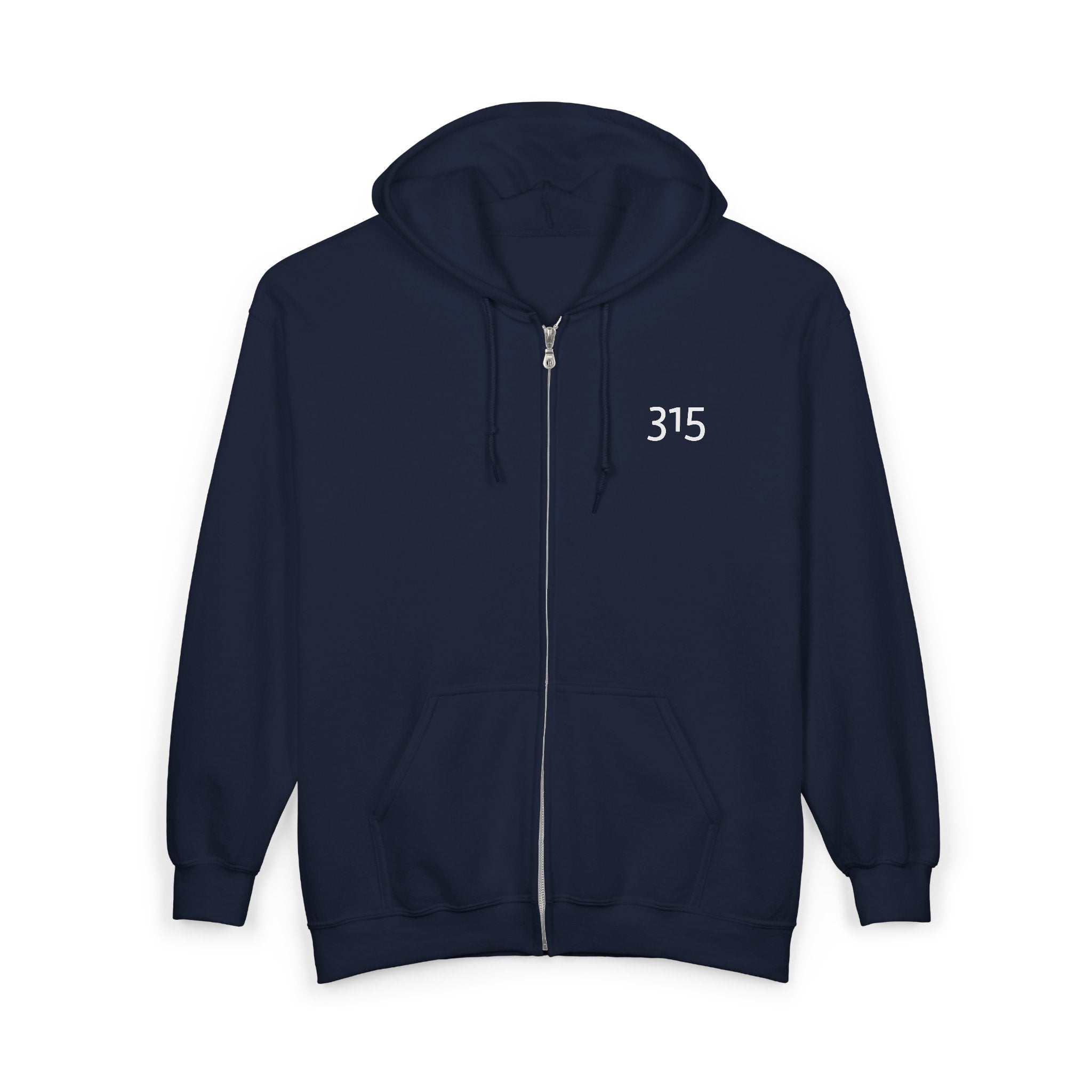16 - Hoodie 315 Inspirational Quote Full Zip Hoodie