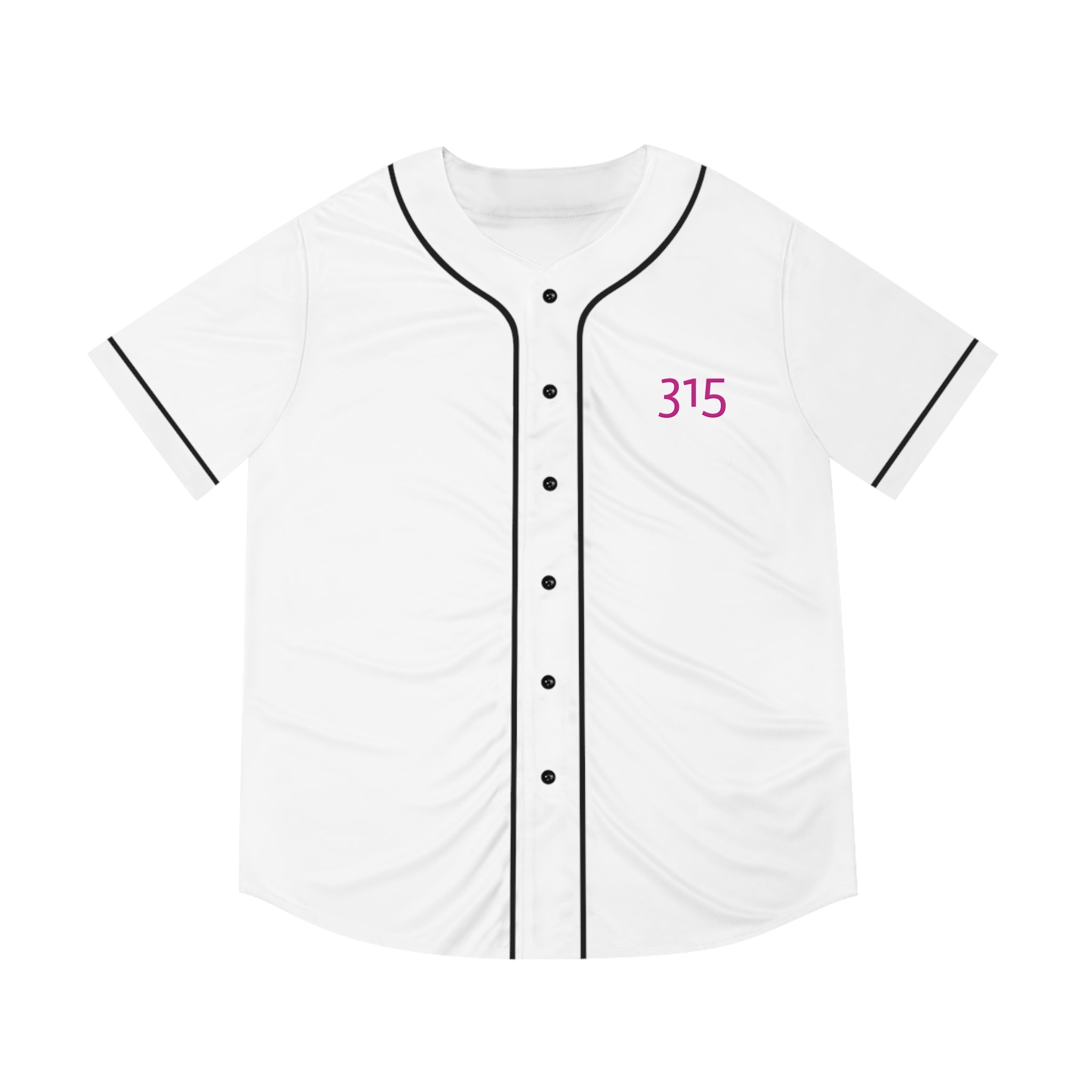 Three-Fifteen Stylish Men's Baseball Jersey with Custom Number 315