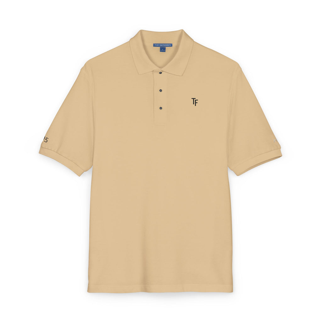 114 - Multi Color Sleek TF Embroidered Unisex Polo Shirt - Casual Elegance for Every Occasion