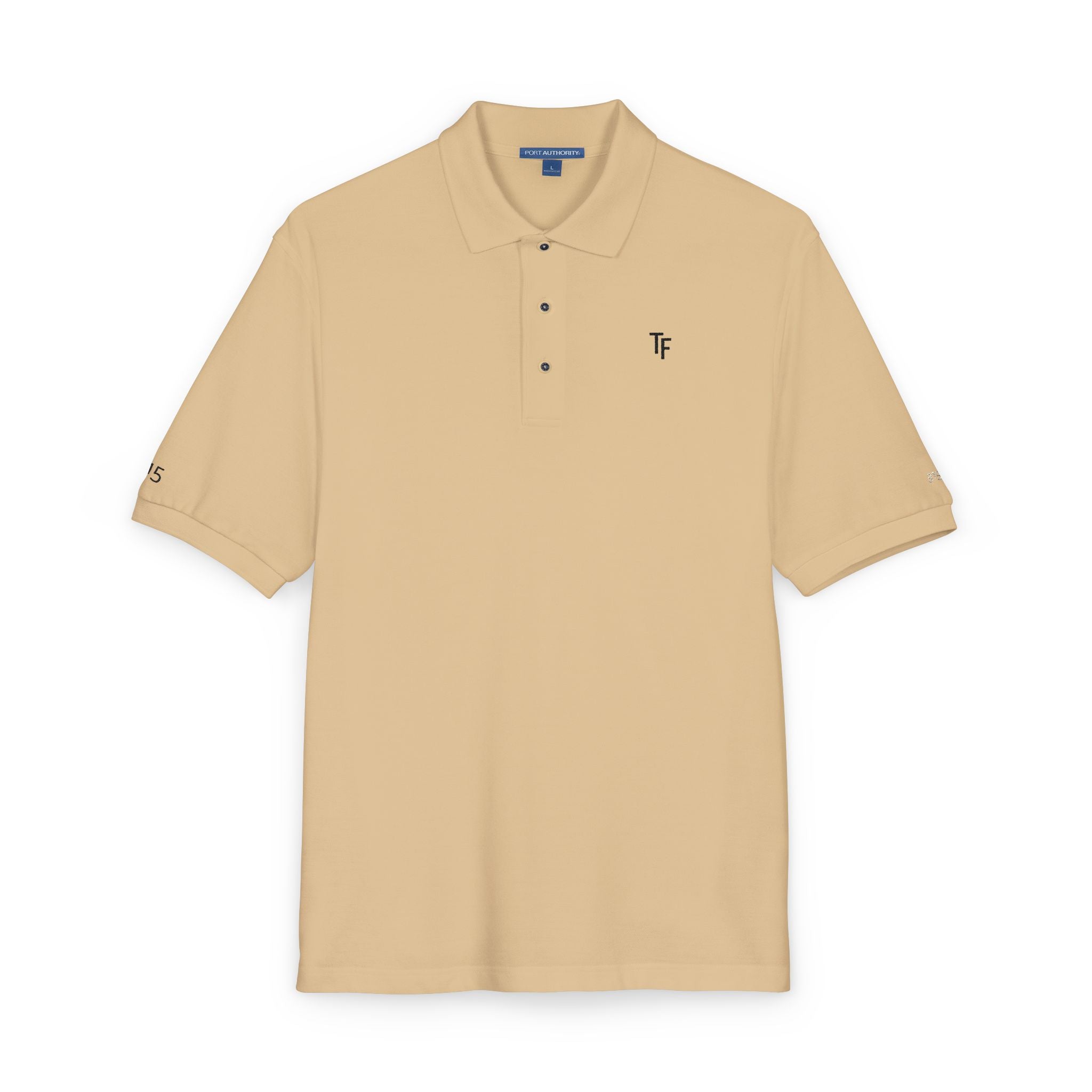114 - Multi Color Sleek TF Embroidered Unisex Polo Shirt - Casual Elegance for Every Occasion