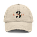 3 - 3 fifteen - Hat Distressed Embroidered TF Three Fifteen Dad Hat - Casual Chic Accessory