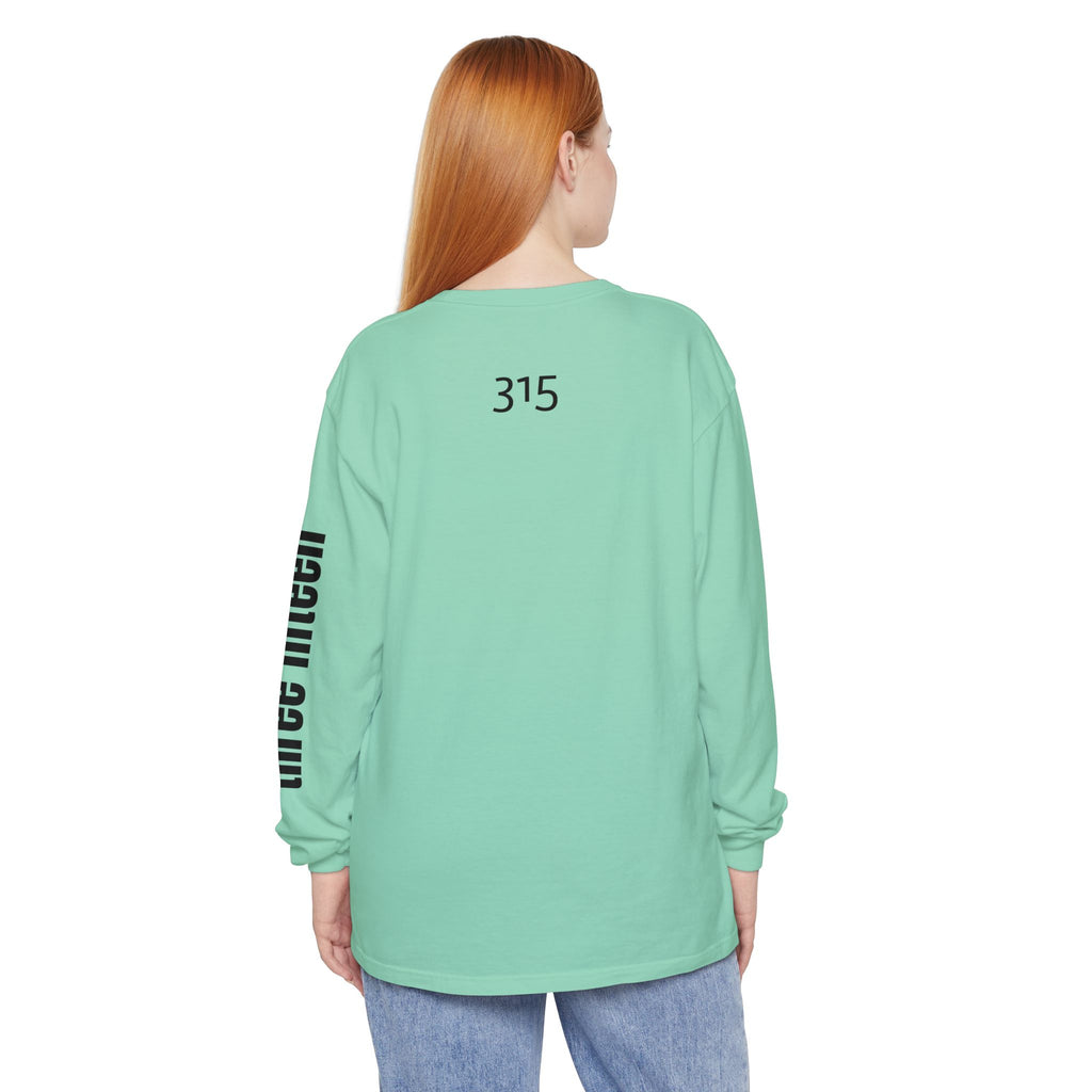 12 - 315 Three Fifteen Multi Color Unisex Long Sleeve T-Shirt - Inspirational Casual Wear
