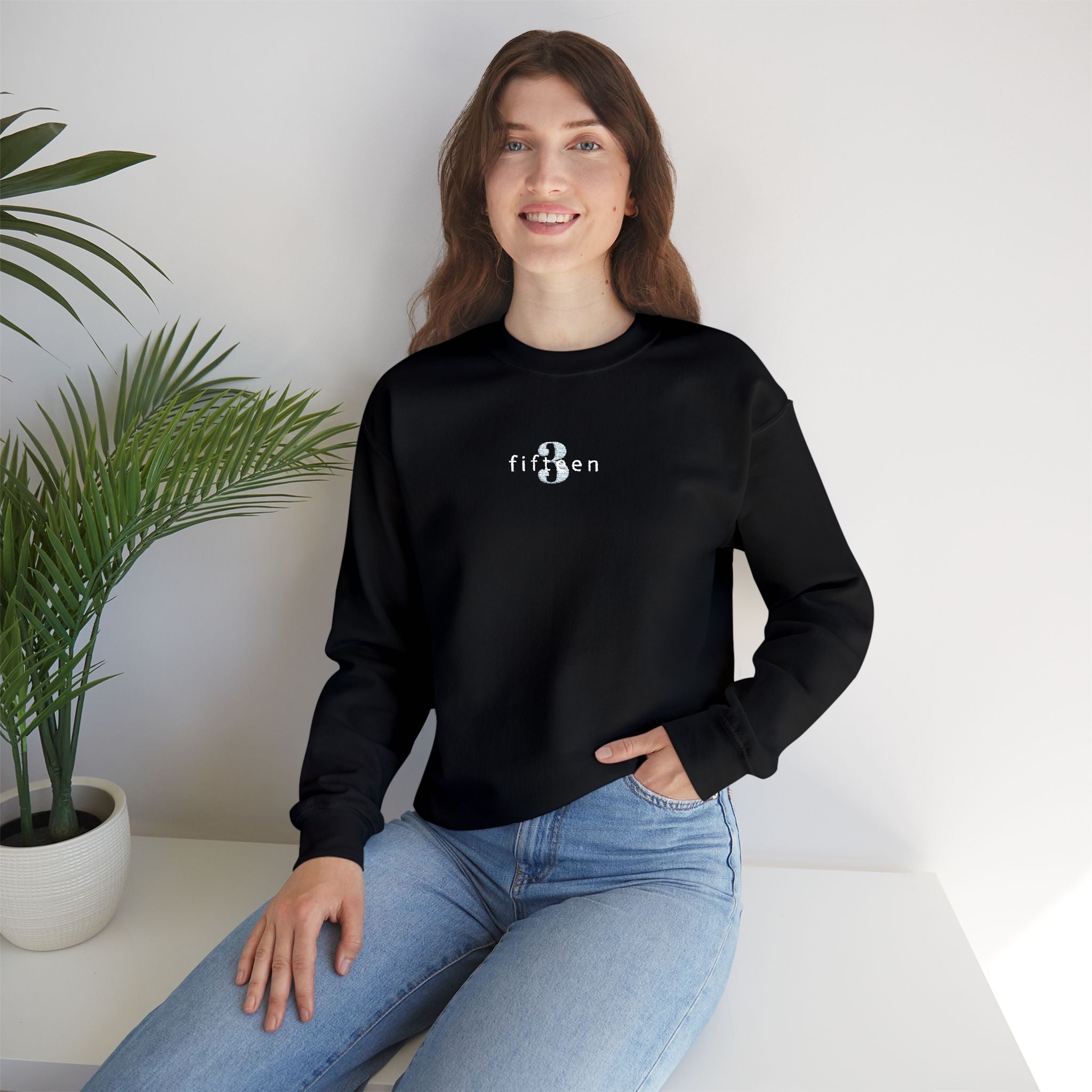 15 - Embroidered 3 Fifteen Crewneck Sweatshirt