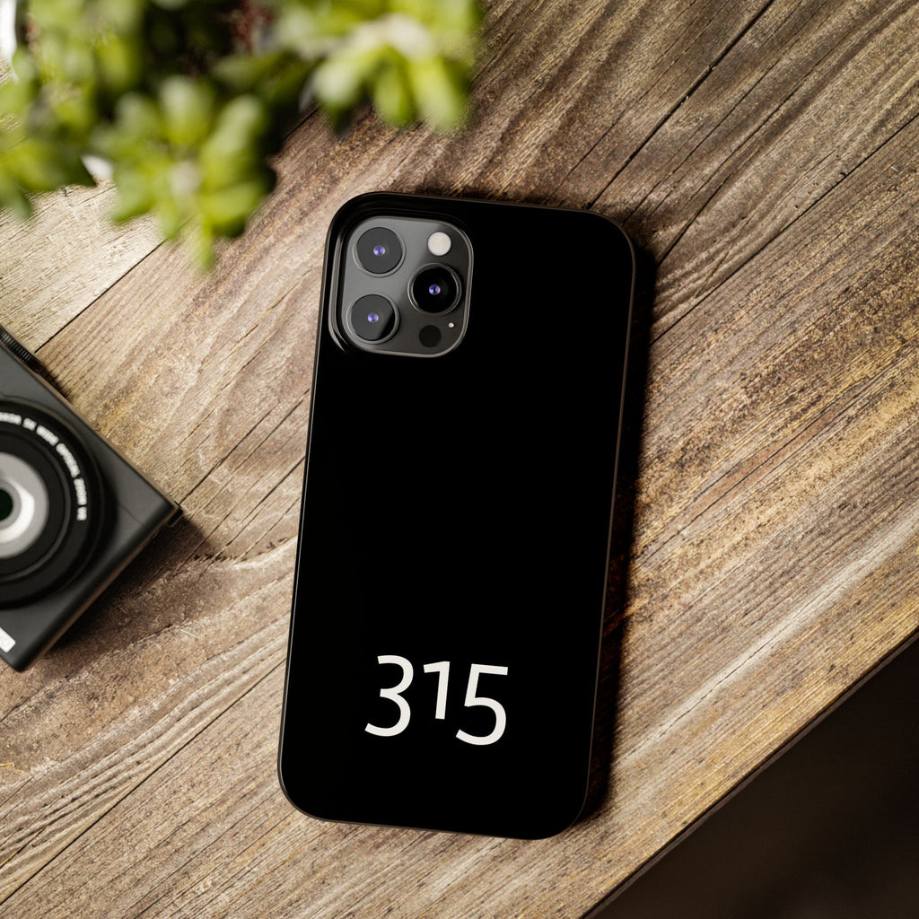 36 - Phone case 315 Slim Phone Case — Motivational Black Protective Cover