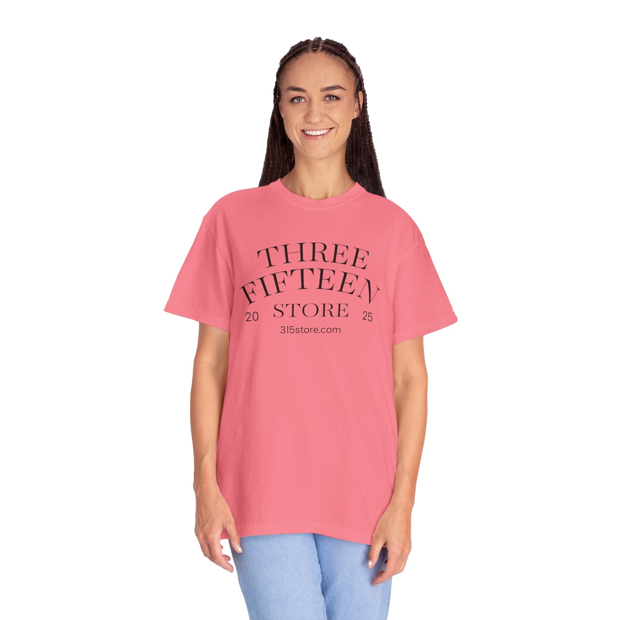 11 - Three Fifteen Store Plain Back Multi Colors Graphic T-Shirt