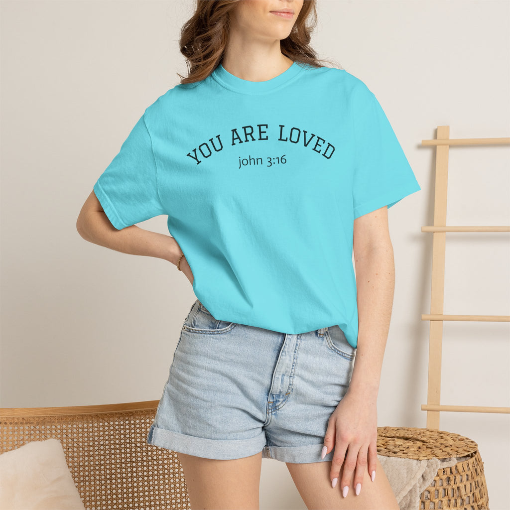 01 - You are Loved John 3:16 Multi Colors T-Shirt