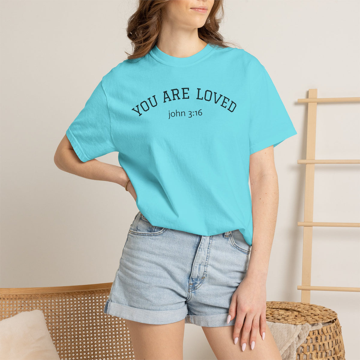01 - You are Loved John 3:16 Multi Colors T-Shirt