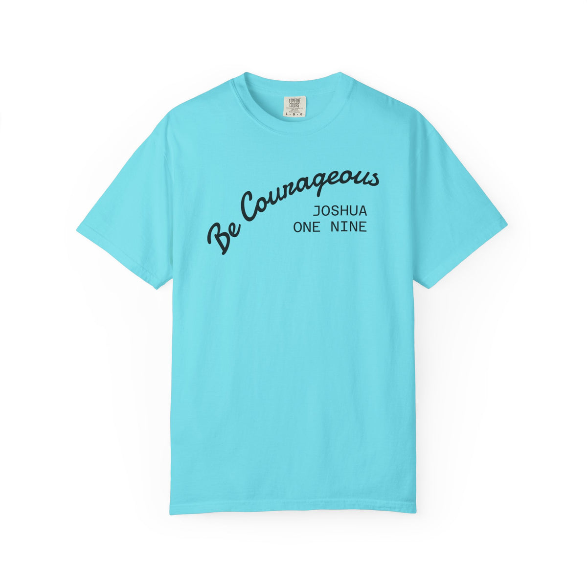 01 - Courageous Joshua One Nine Multi Colors Graphic T-Shirt
