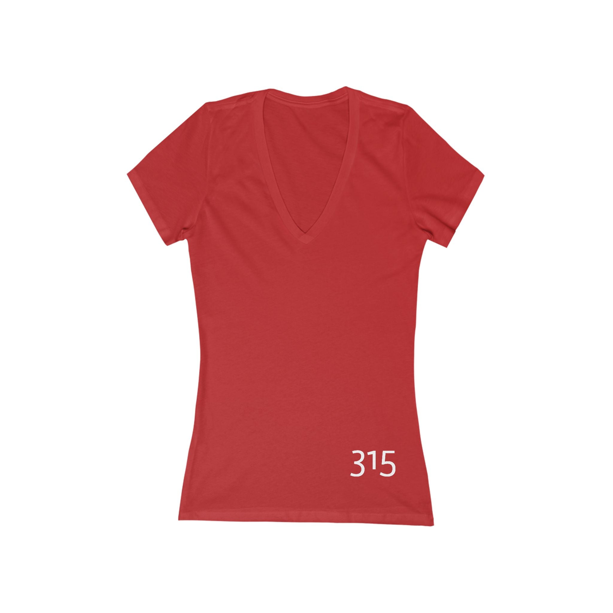 Multi Color 315 Women's Deep V-Neck Tee - Stylish & Comfortable