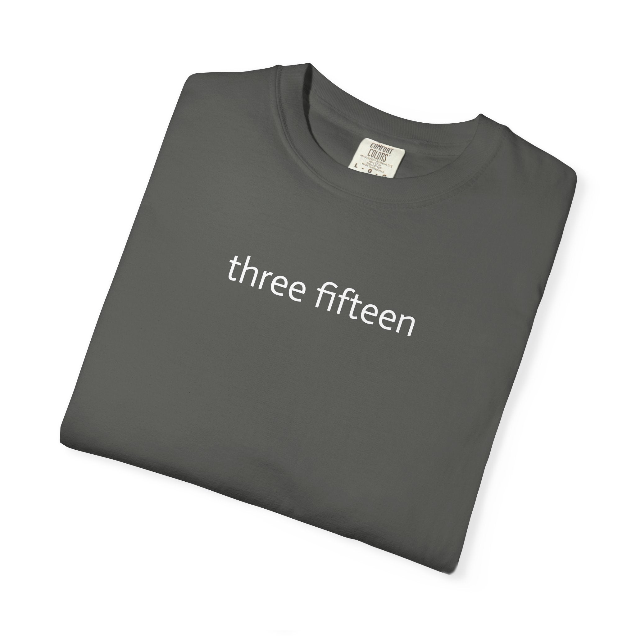 1 - Multi Colors Three Fifteen Basic Graphic T-Shirt
