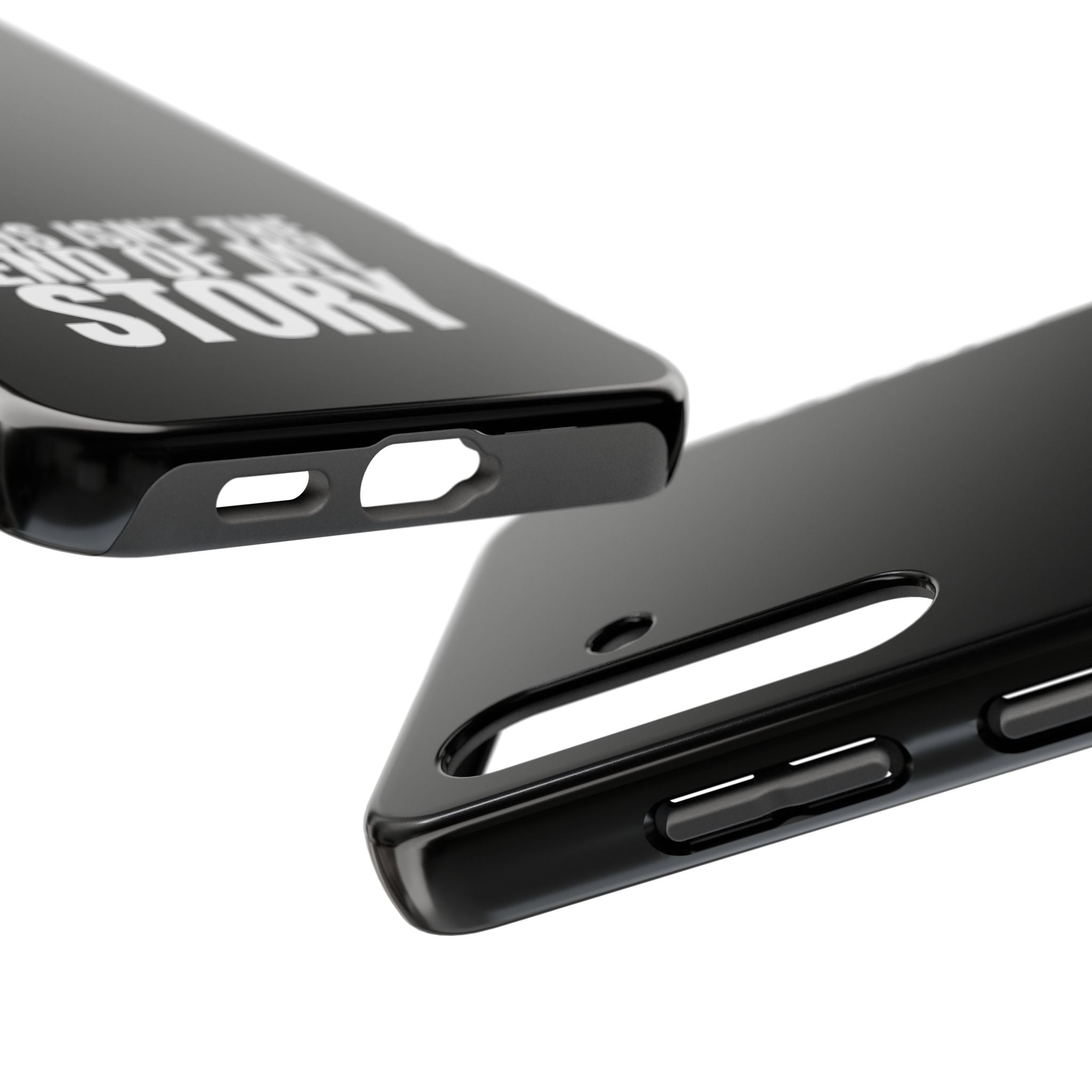 36 - Phone case Tough Phone Case — "This Isn't the End of My Story" Motivational Black Protective Cover