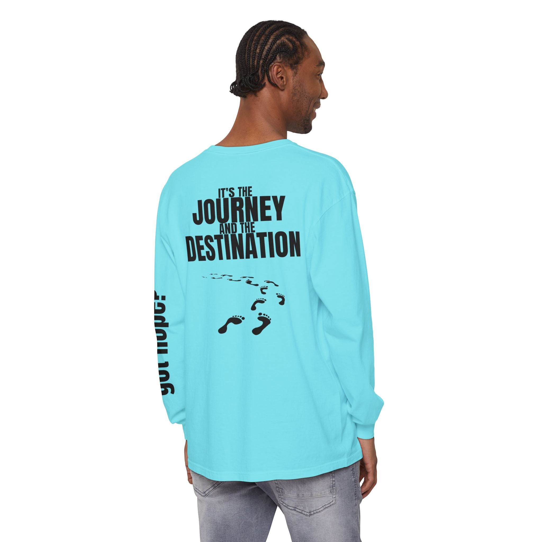 315 It’s the Journey Unisex Long Sleeve T-Shirt - Inspirational Casual Wear