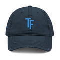 3 - Hat Distressed Embroidered TF Three Fifteen Dad Hat - Casual Chic Accessory