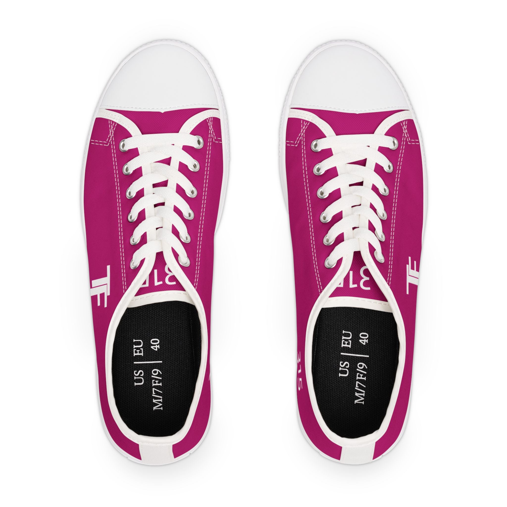 31 - Women's Low Top Sneakers TF — Minimal Grey Canvas Shoes with '315' Side Print