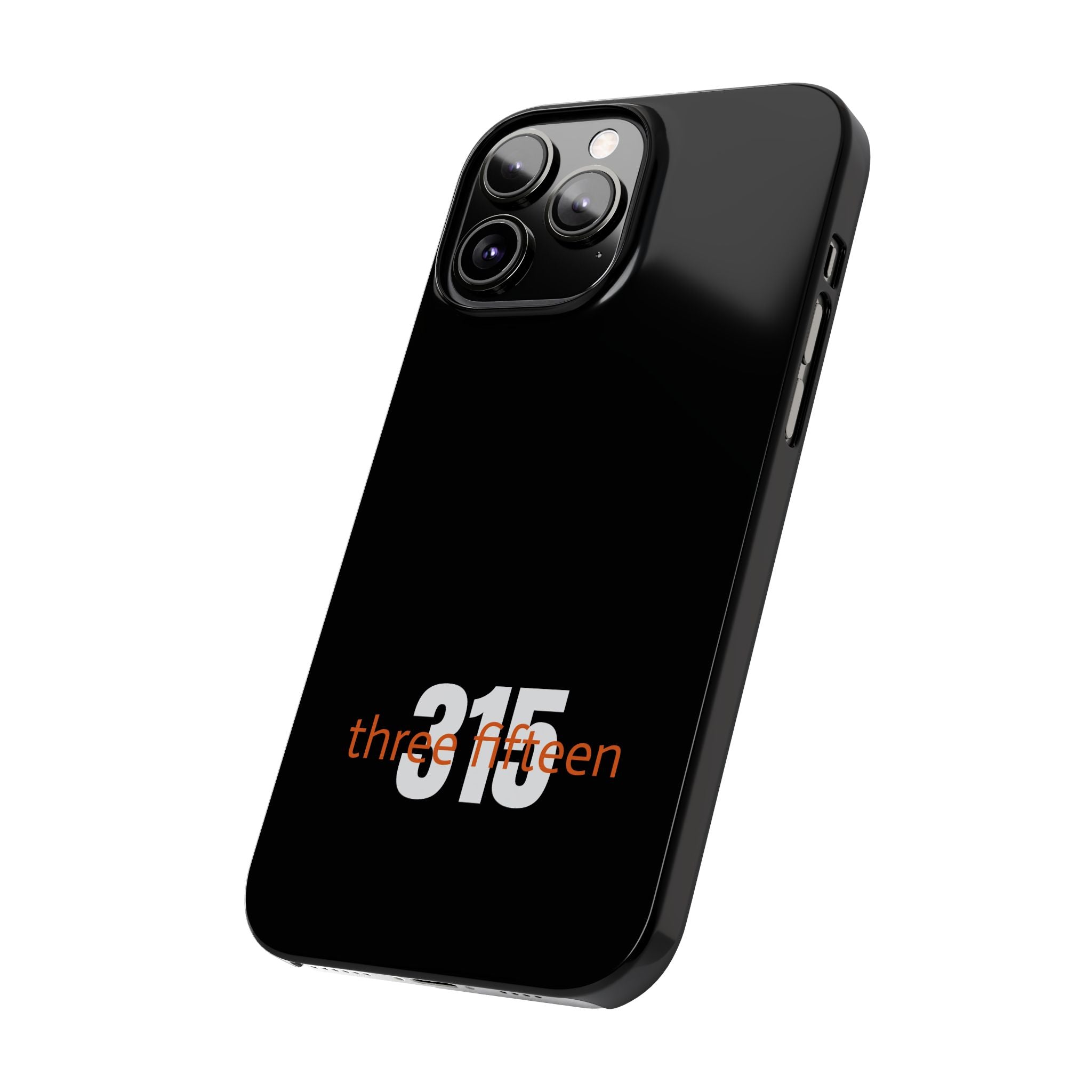 36 - Phone case 315 Slim Phone Case — Motivational Black Protective Cover
