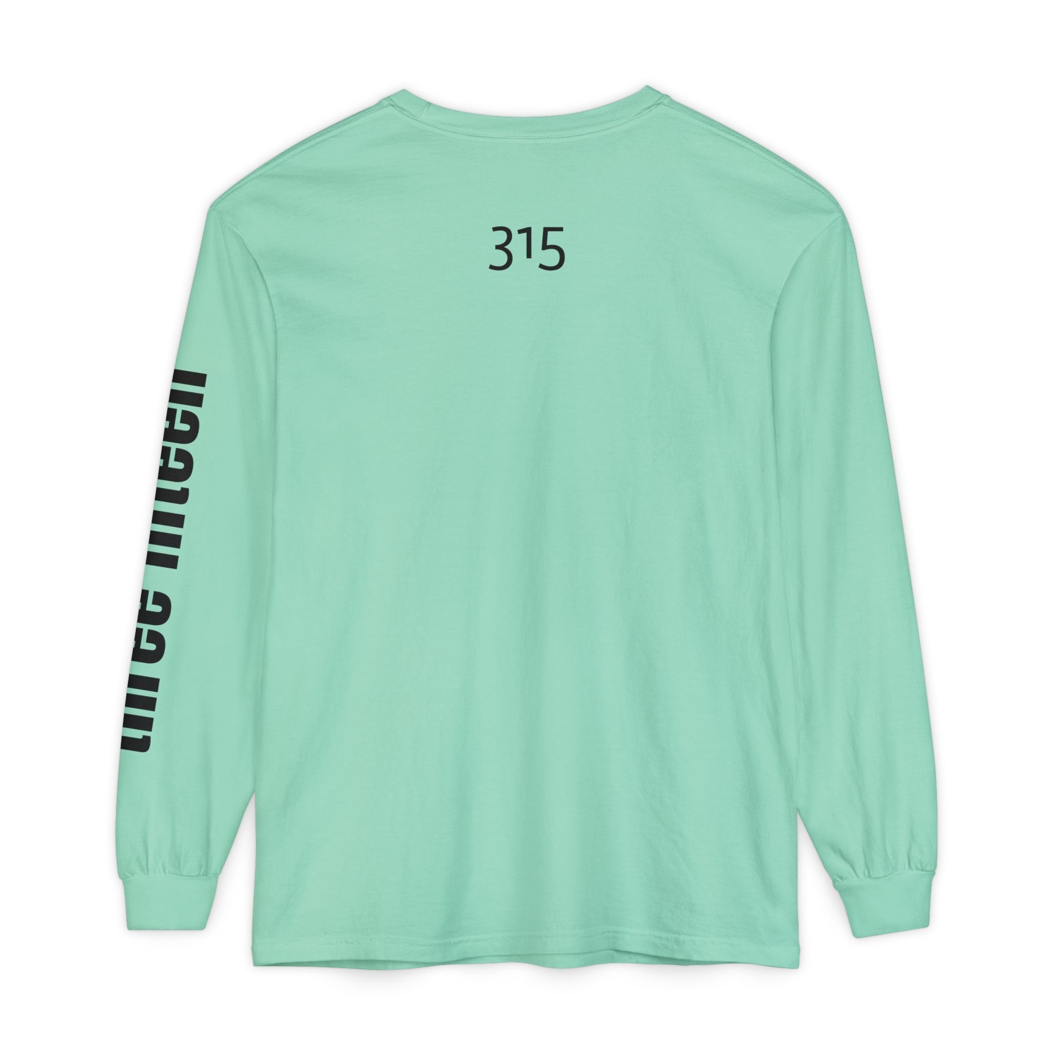 12 - 315 Three Fifteen Multi Color Unisex Long Sleeve T-Shirt - Inspirational Casual Wear