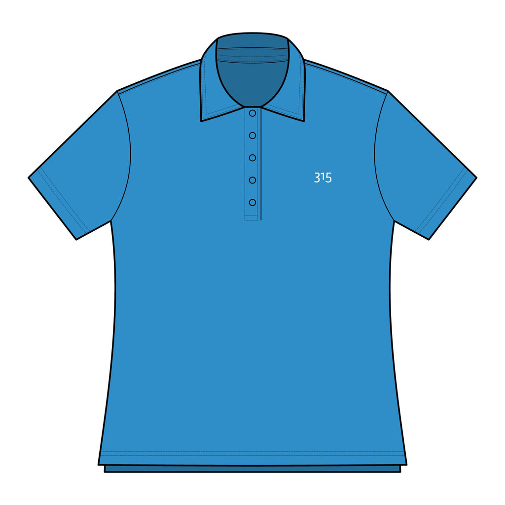 Multi Colors Ladies Oceanside Polo Shirt – Embroidered "3" Chest Logo, Women's Casual Golf & Work Polo