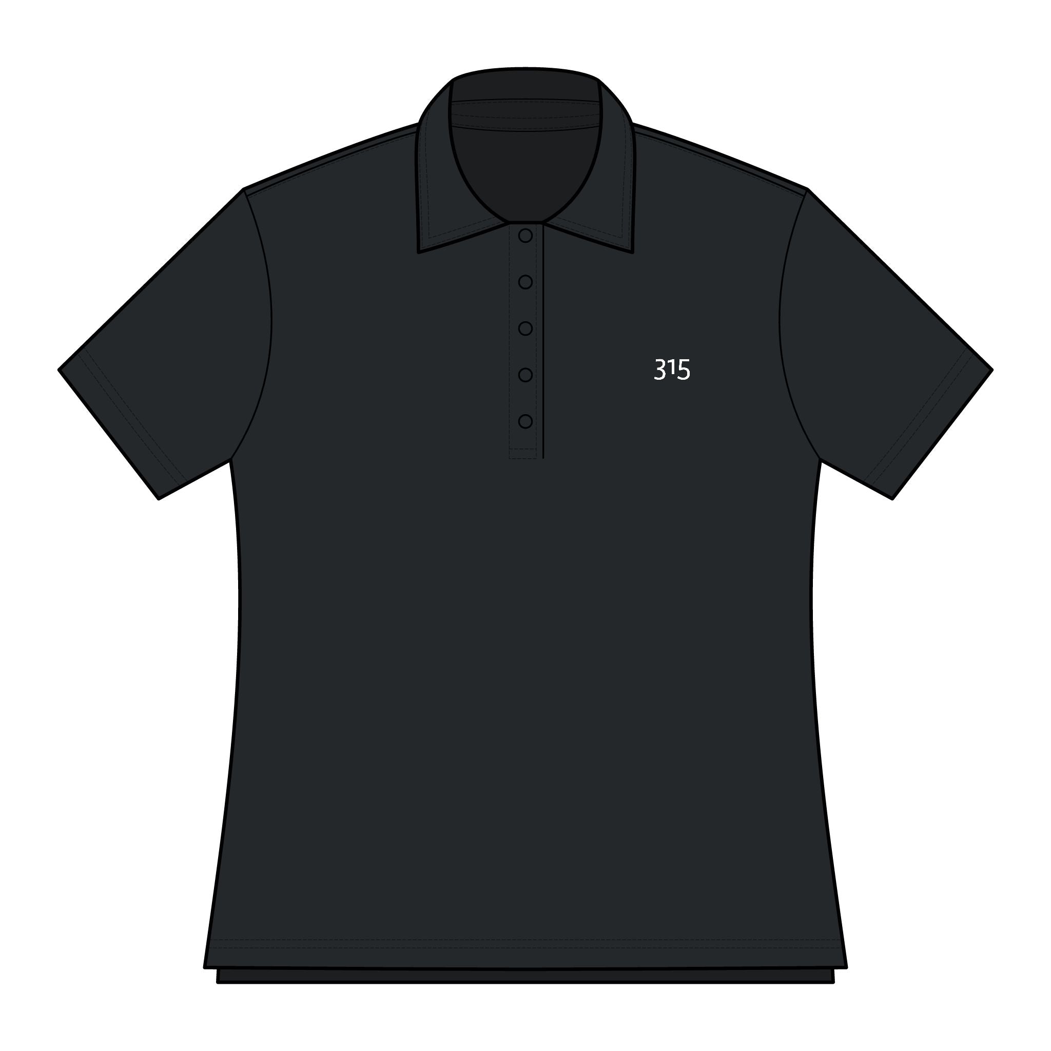 Multi Colors Ladies Oceanside Polo Shirt – Embroidered "3" Chest Logo, Women's Casual Golf & Work Polo