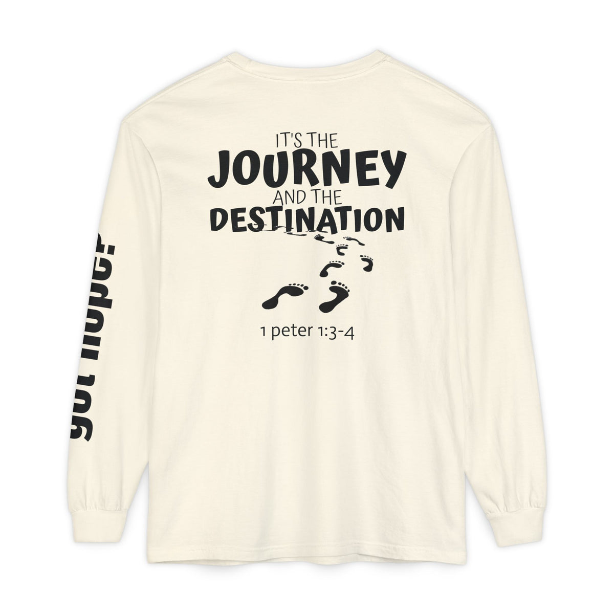12 - Long sleeve tee 315 It’s the Journey Unisex Long Sleeve T-Shirt - Inspirational Casual Wear