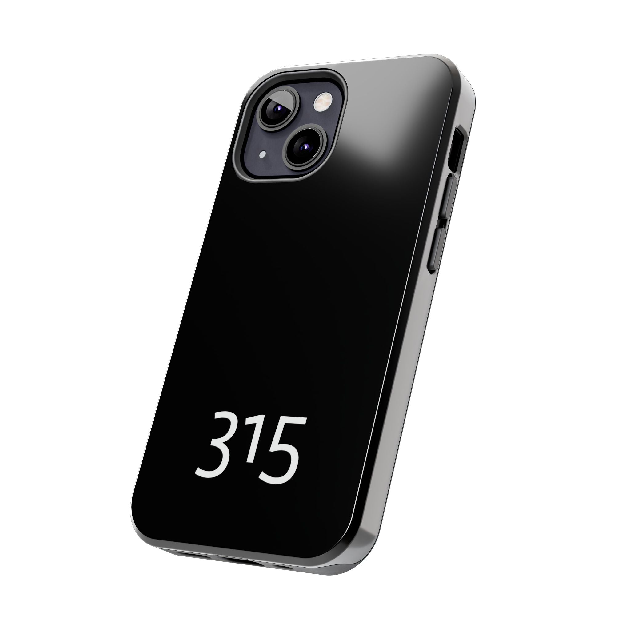 36 - Phone case 315 Tough Phone Case — Motivational Black Protective Cover