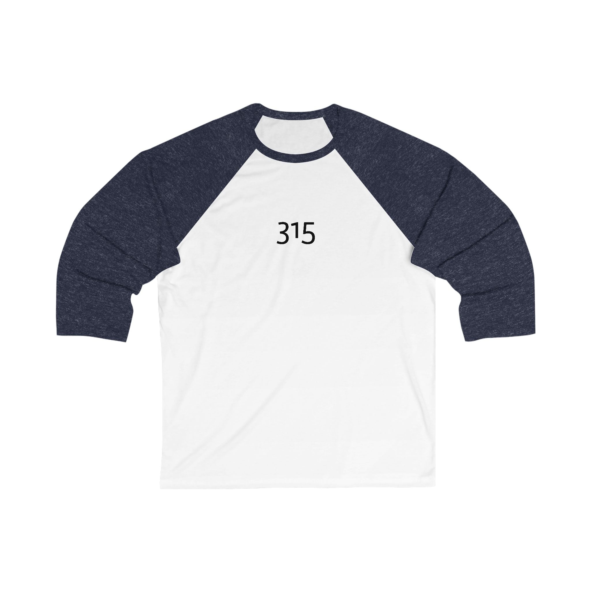 Unisex Baseball Tee with 315 Design - Stylish Athletic Wear for All Occasions