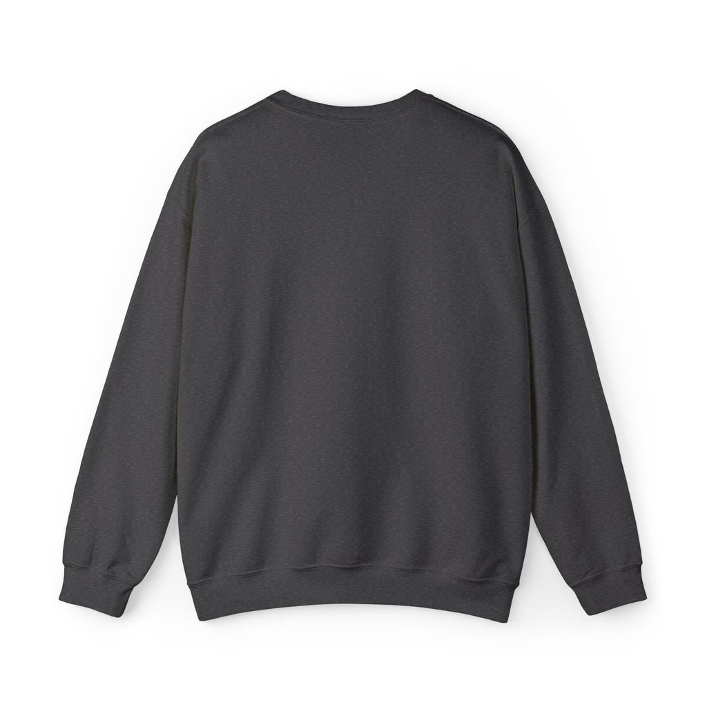 15 - Minimal '315' Embroidered Logo Crewneck Sweatshirt — White Casual Pullover