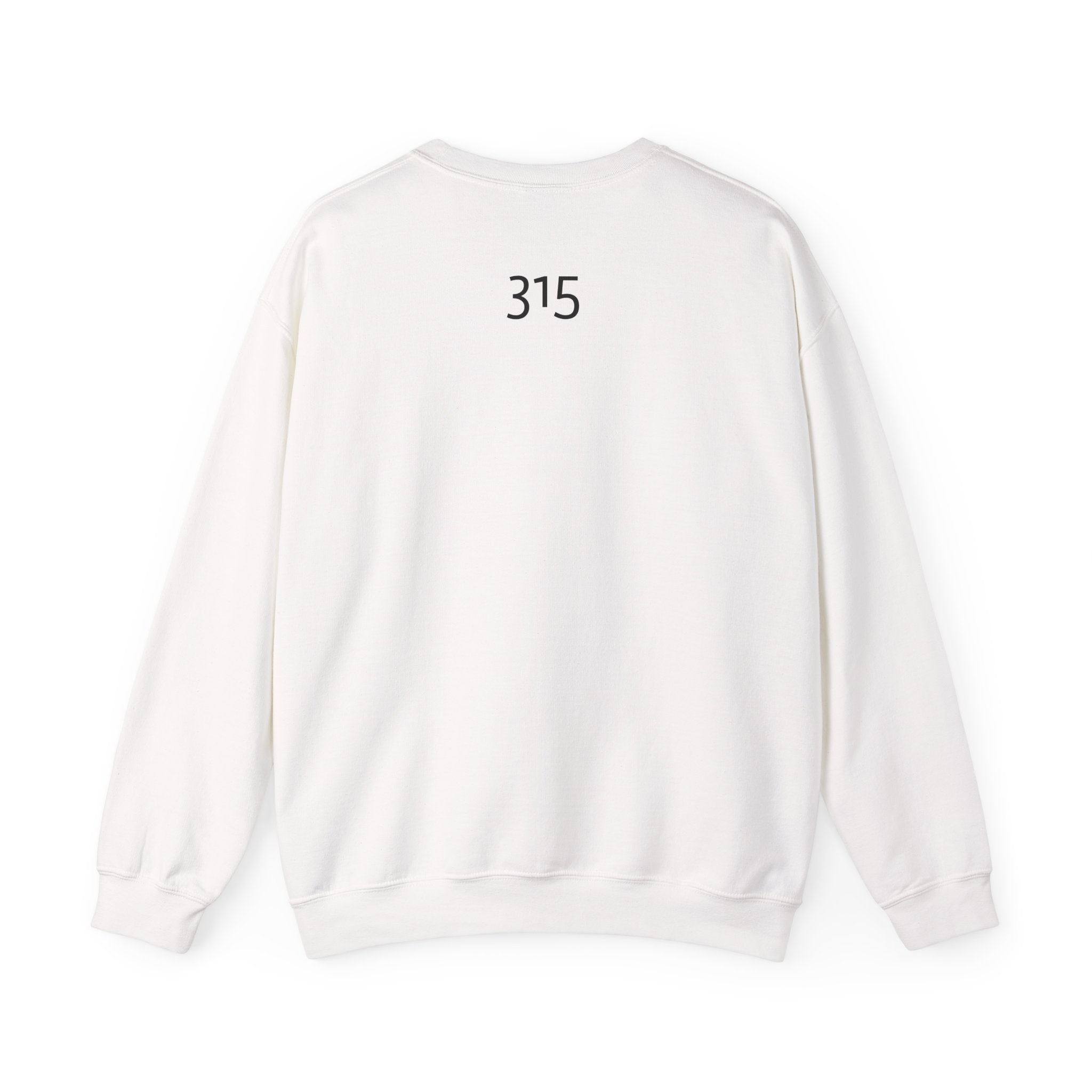 15 - Minimal TF three fifteen overlay Logo Sweatshirt — Casual Unisex Crewneck