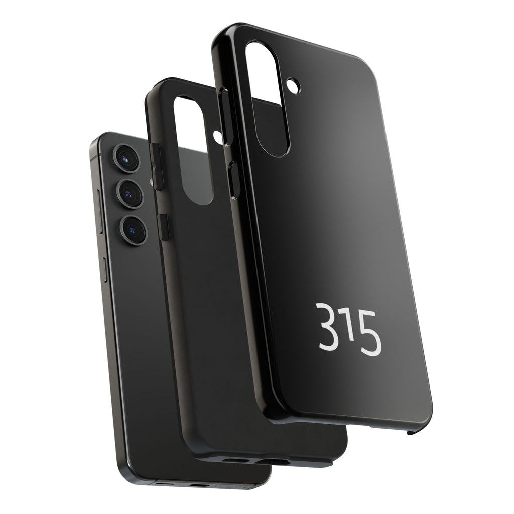 36 - Phone case 315 Tough Phone Case — Motivational Black Protective Cover