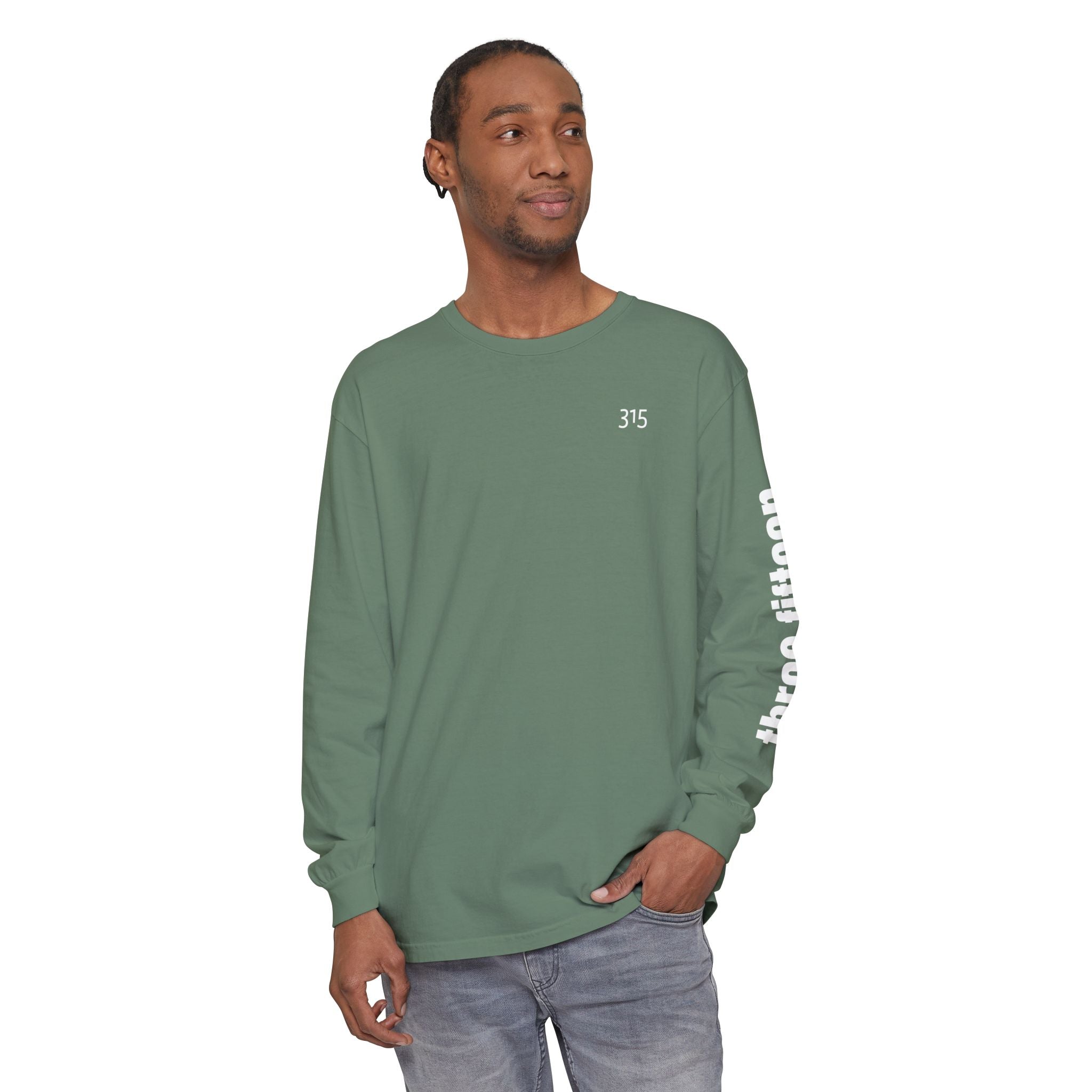12 - 315 Three Fifteen Multi Color Unisex Long Sleeve T-Shirt - Inspirational Casual Wear