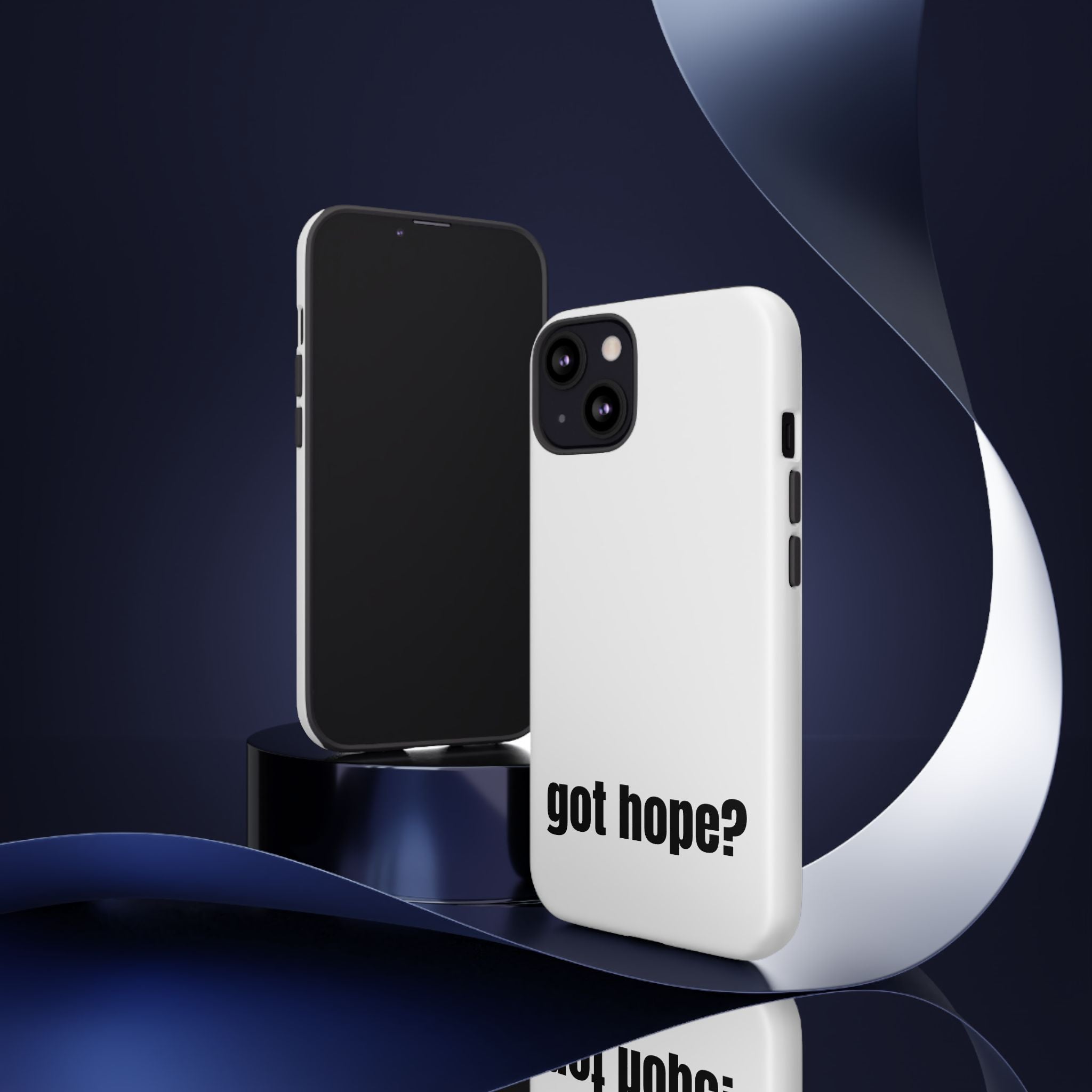 Phone Case — "got hope?" Minimalist Inspirational Protective Cover